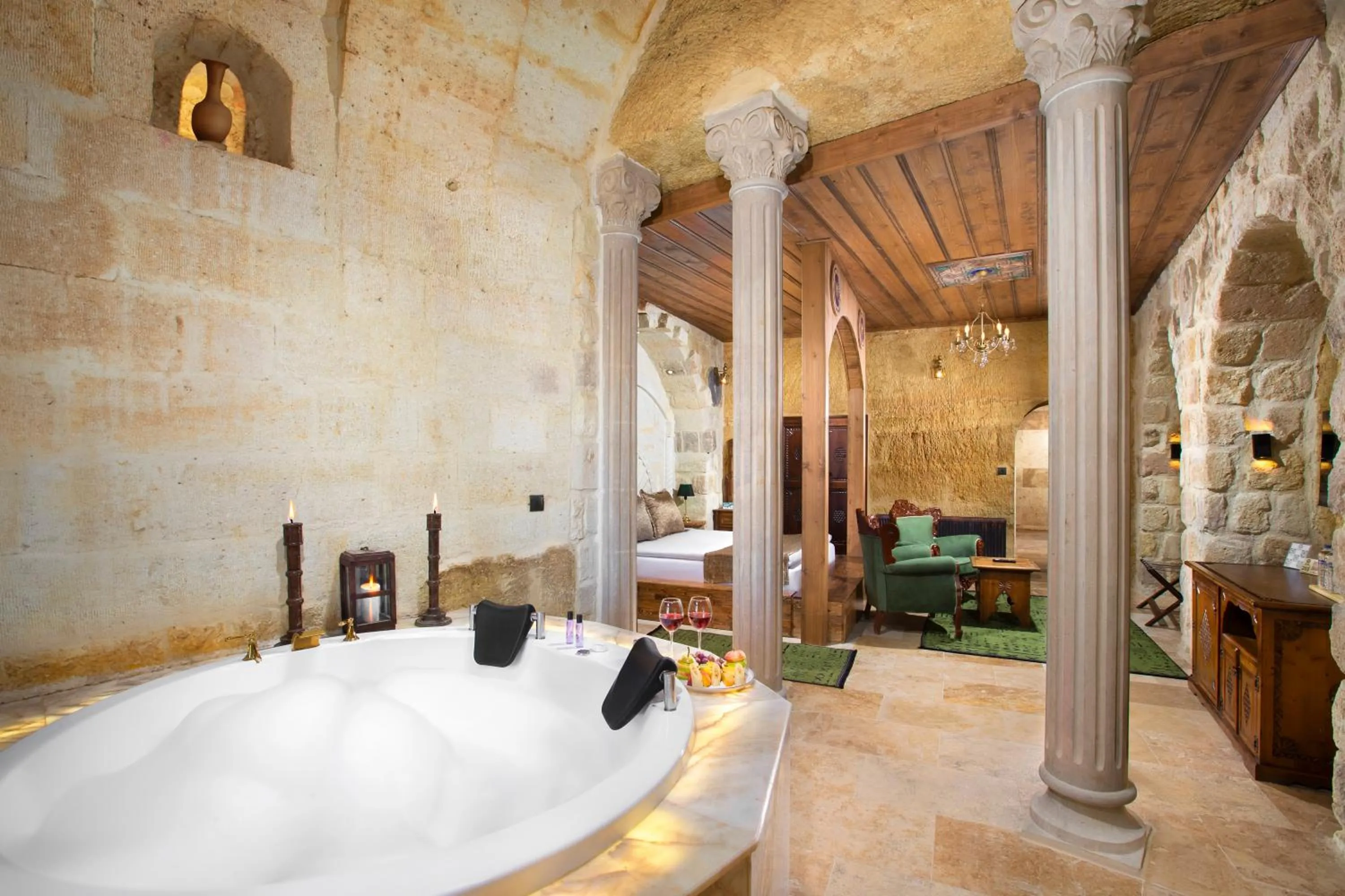 Photo of the whole room in Dionysos Cave Cappadocia Hotel