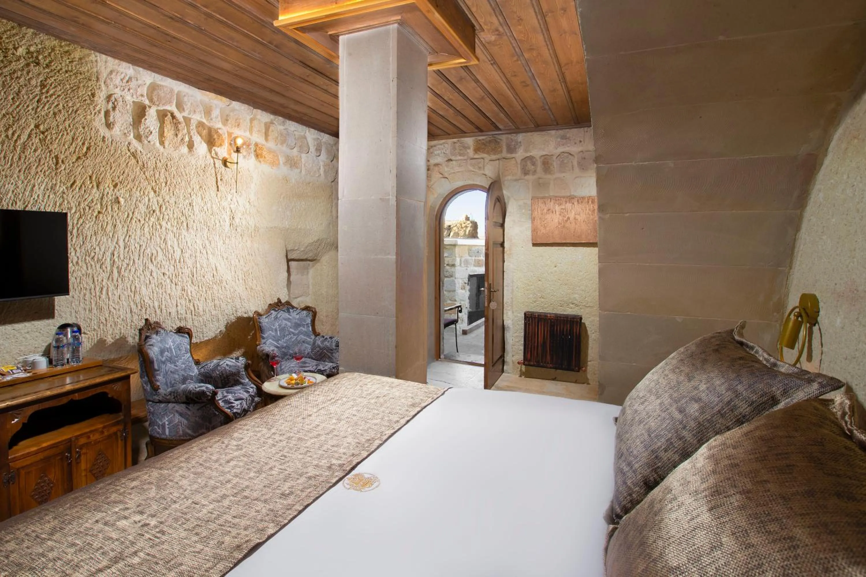 Bedroom, Bed in Dionysos Cave Cappadocia Hotel