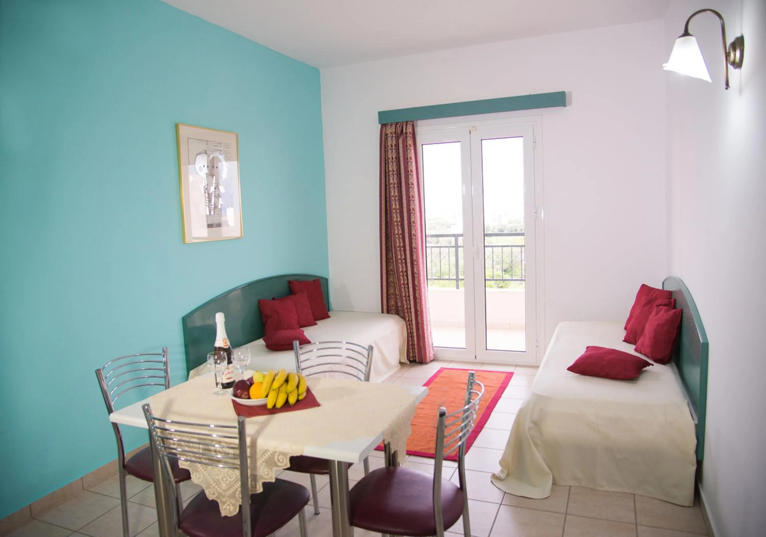 Living room in Theoni Apartments