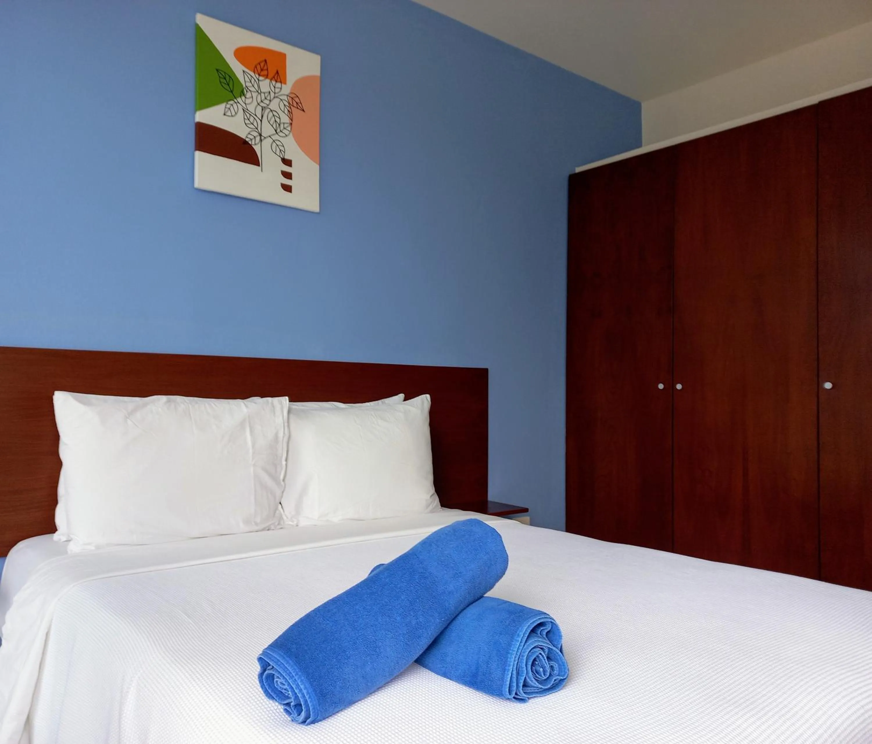 Bedroom, Bed in Cozy and spacious apartment by Tulum 10