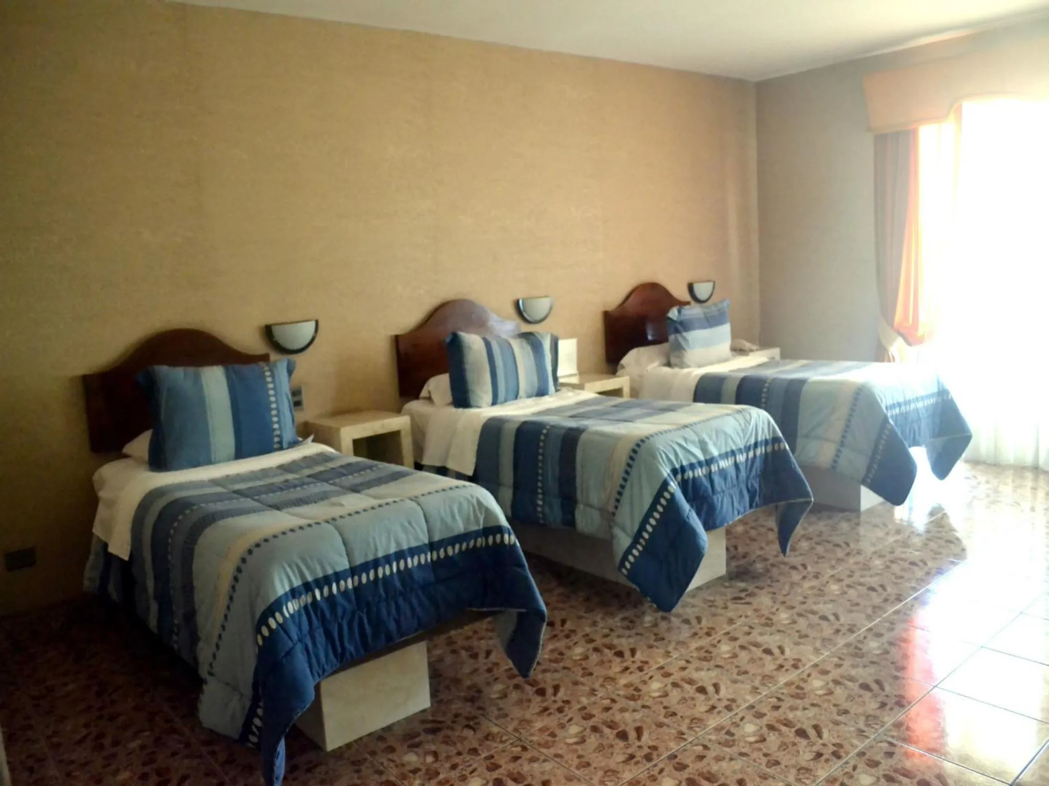 Bed in Hotel Costa Pacifico