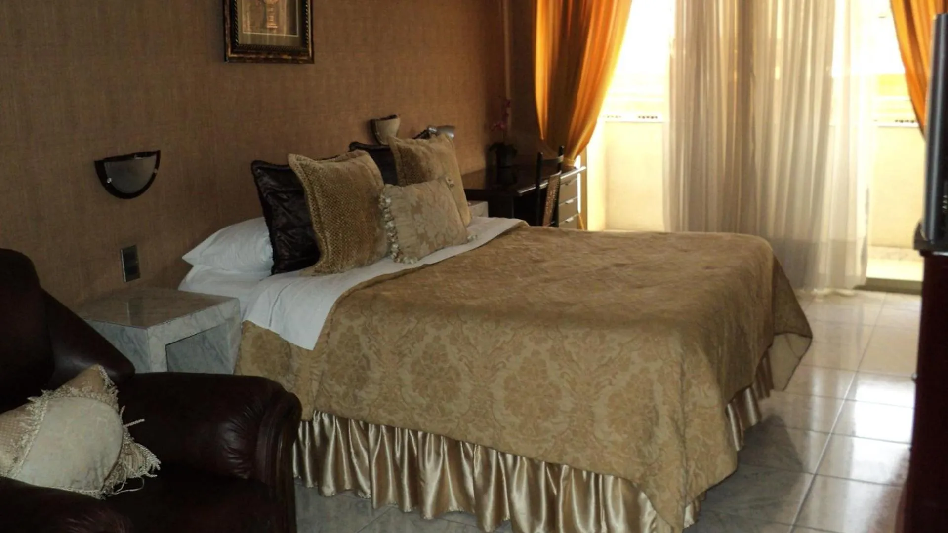 Bed in Hotel Costa Pacifico