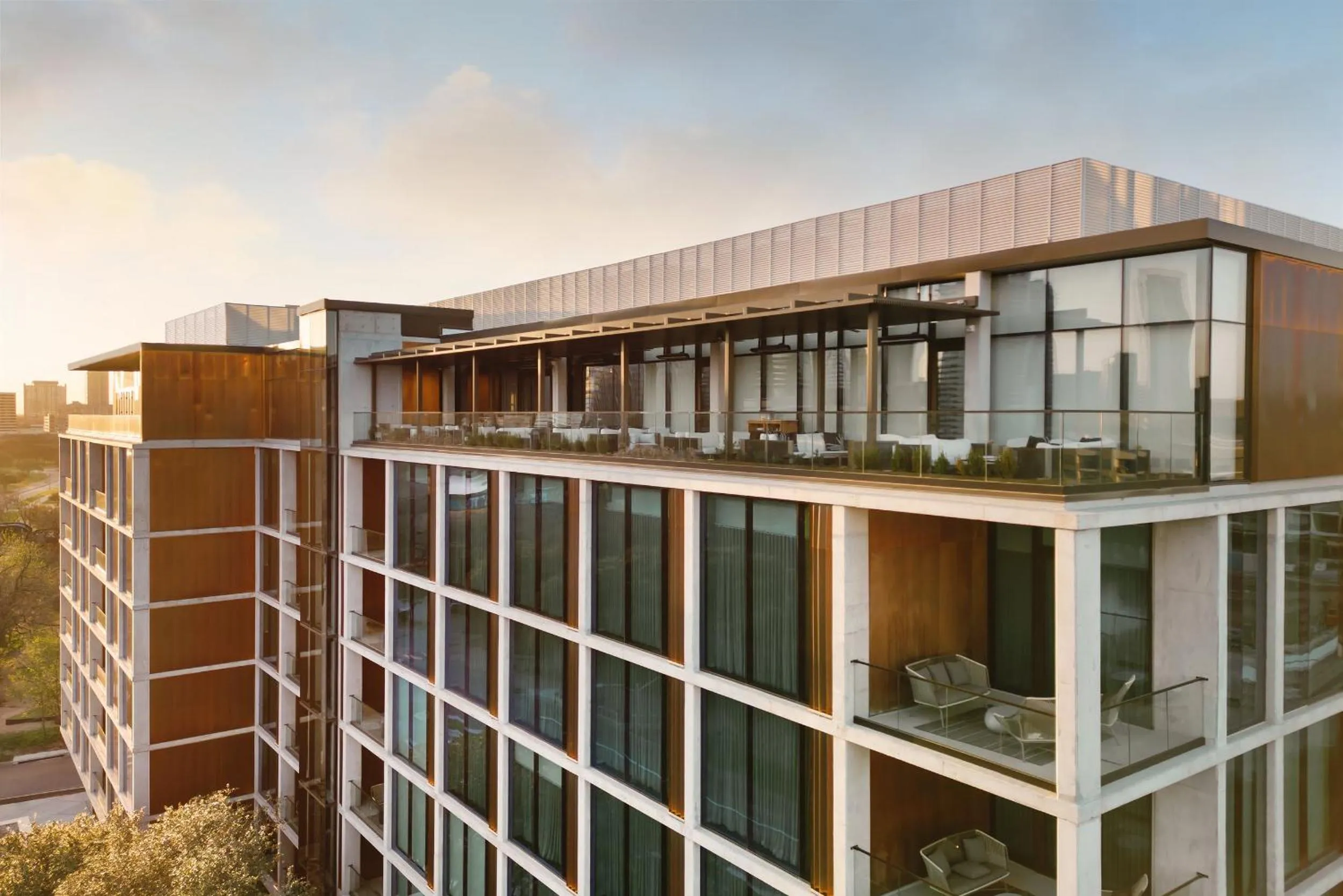 Property building in The Loren Hotel Austin