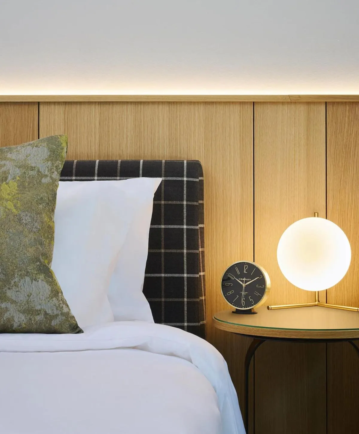 Decorative detail, Bed in The Loren Hotel Austin