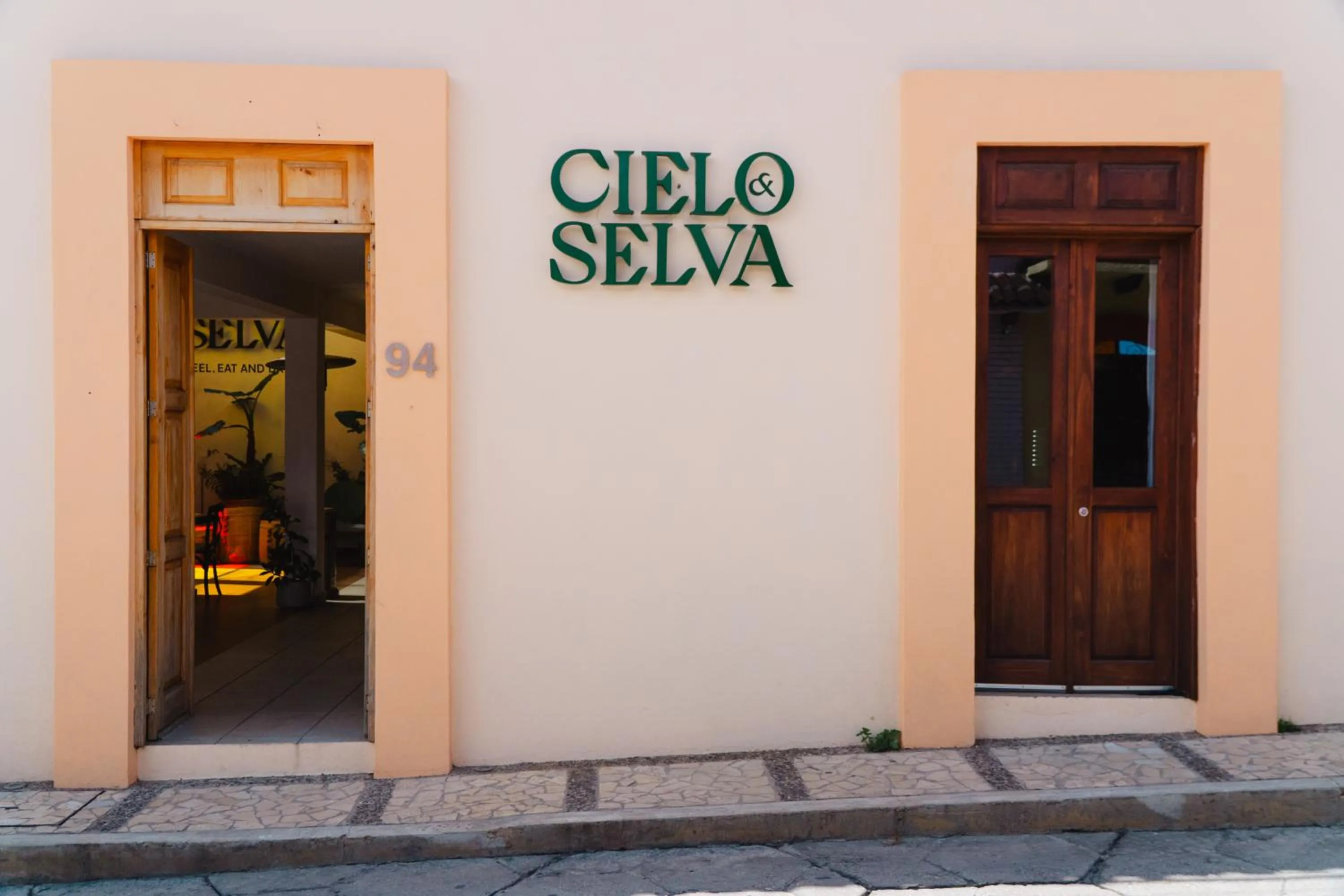 Facade/entrance in Hotel Cielo y Selva, San Cristobal de las Casas