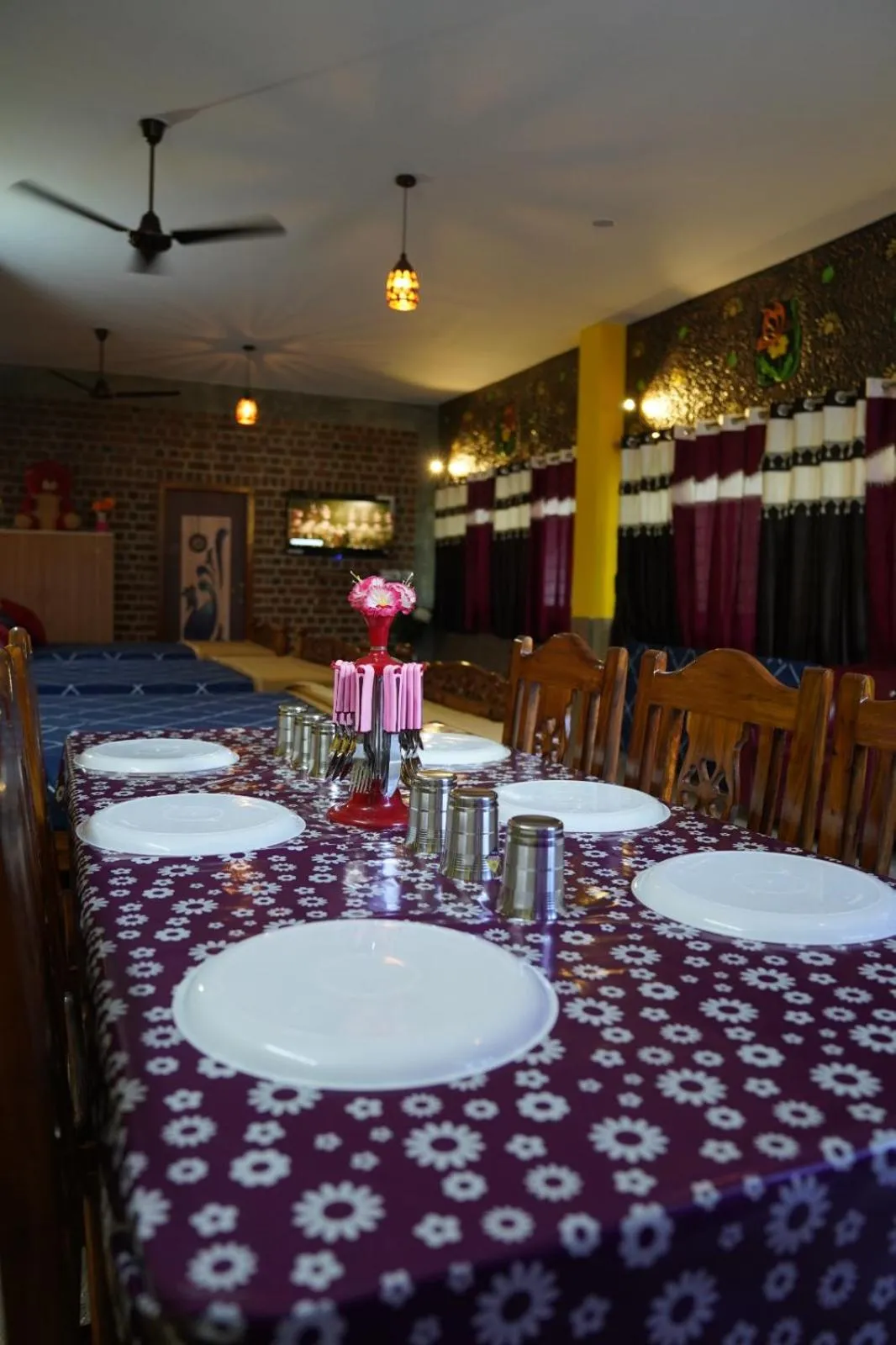 Dining area in Paradise Forest Resort