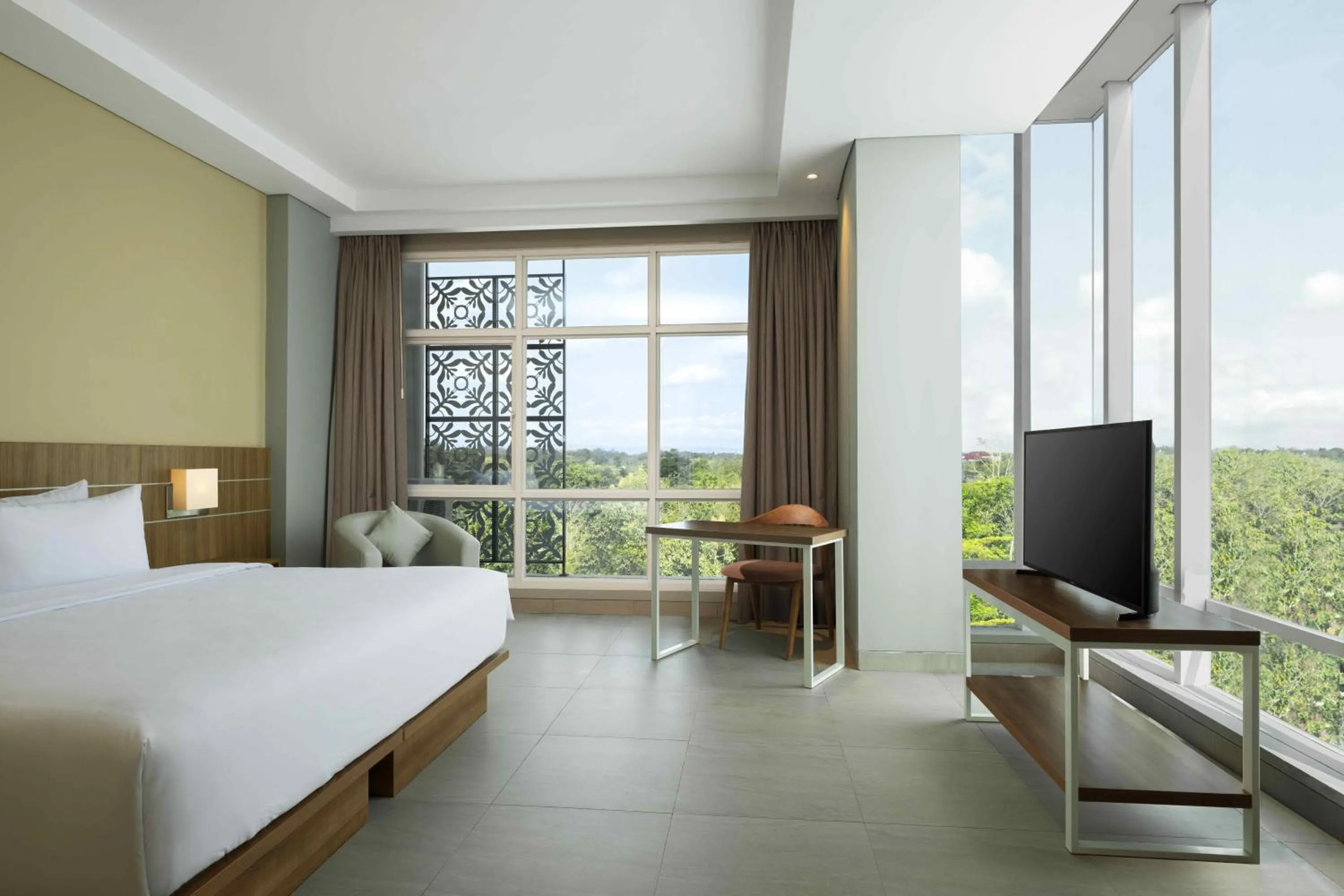 Bed in Hotel Santika Gunungkidul