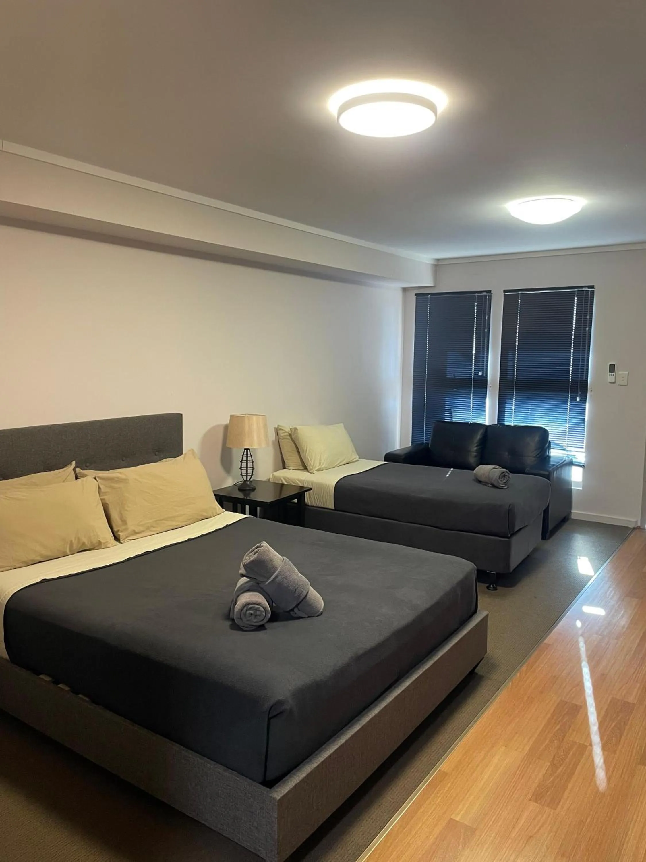 Bed in Spinifex Hotel