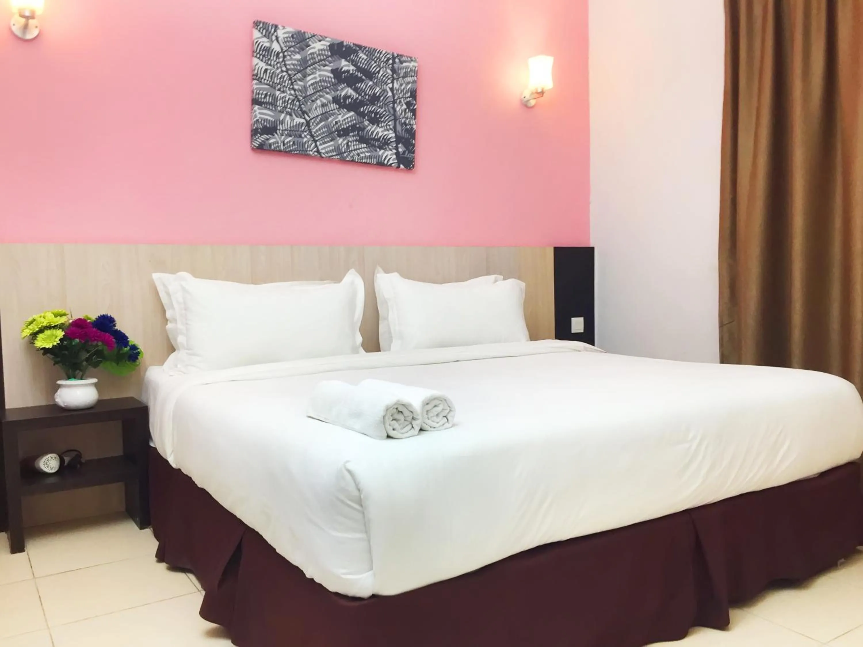 Bed in Temasek Hotel