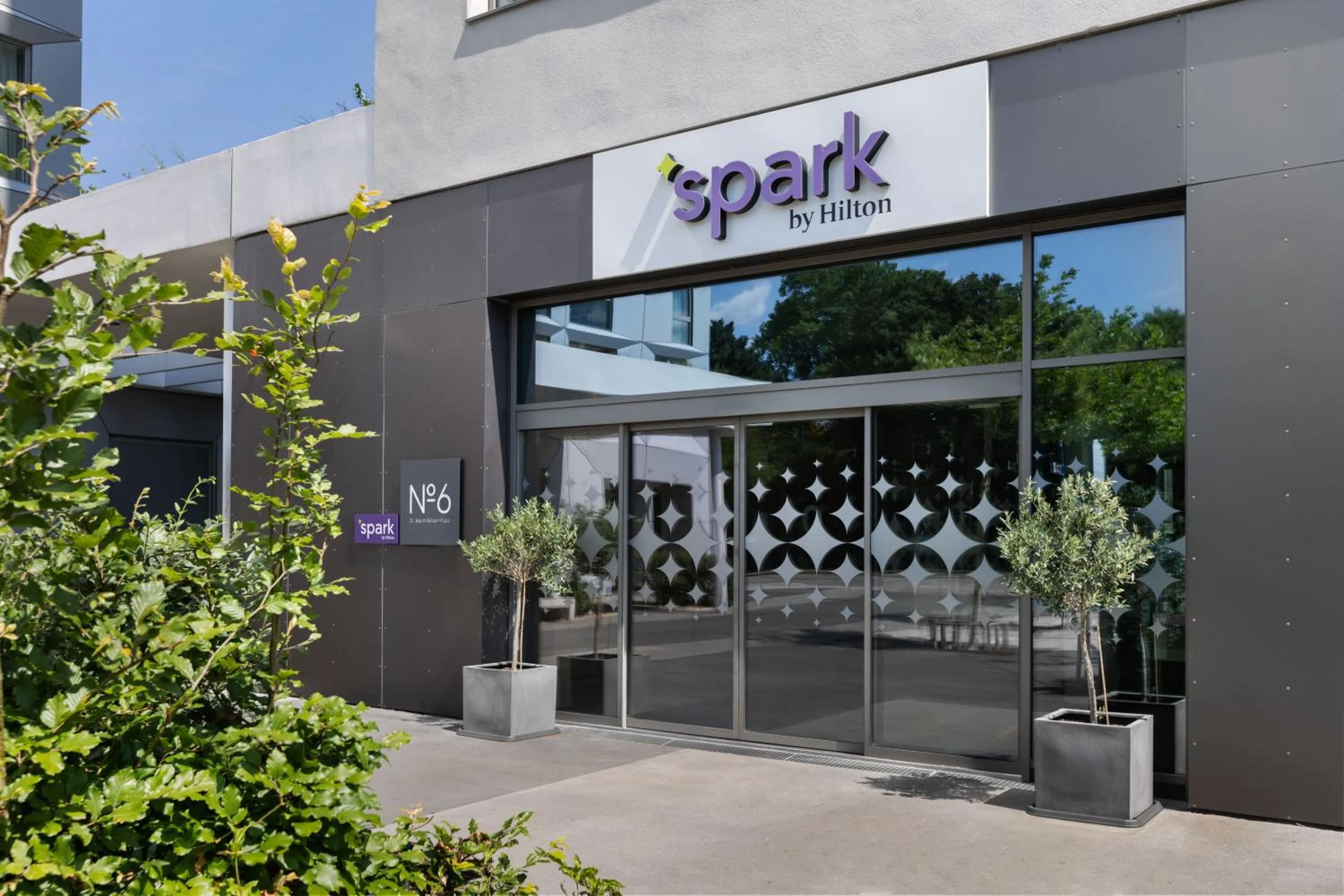 Property building in Spark by Hilton Vienna Donaustadt