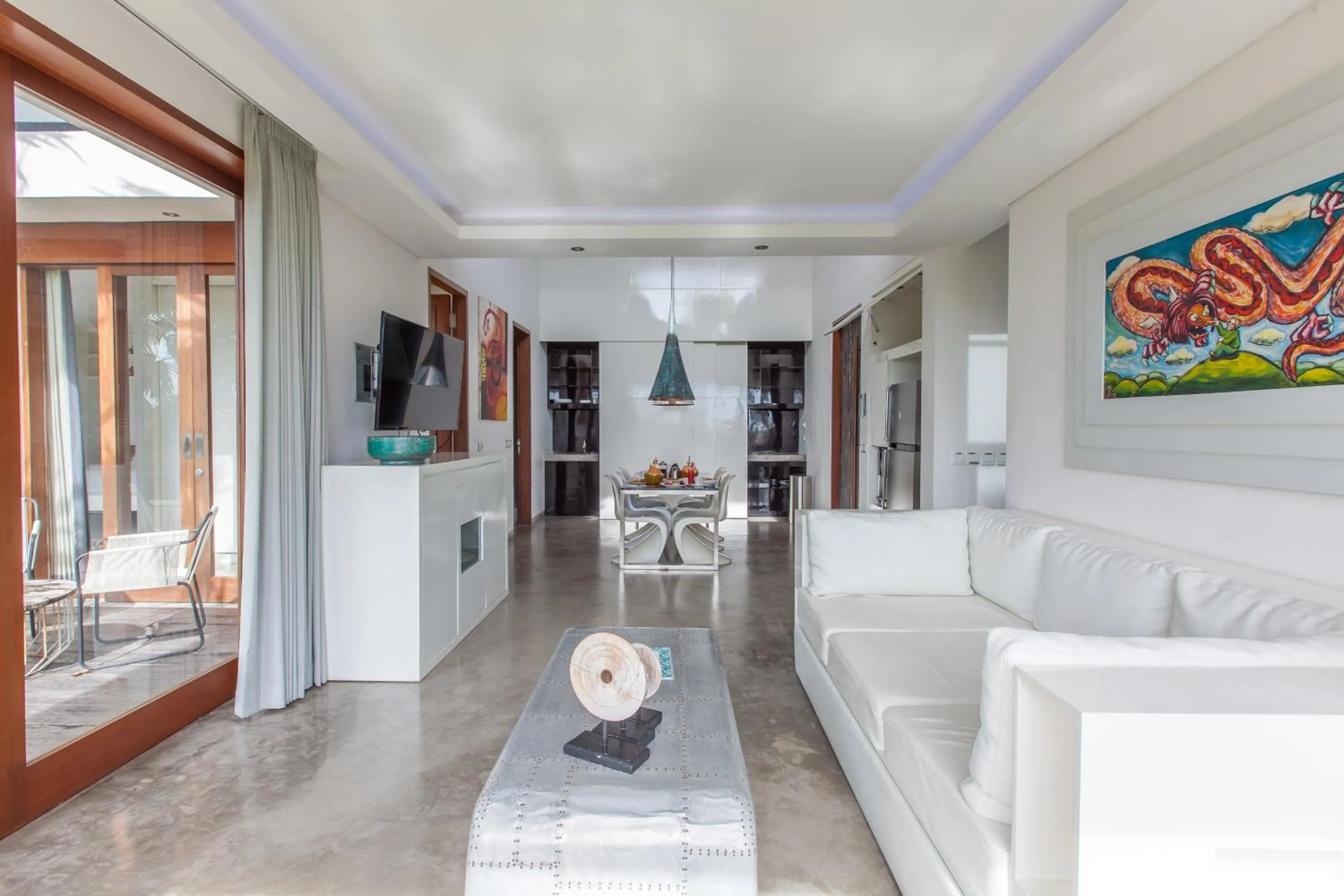 Living room in AB Villa & Apartments