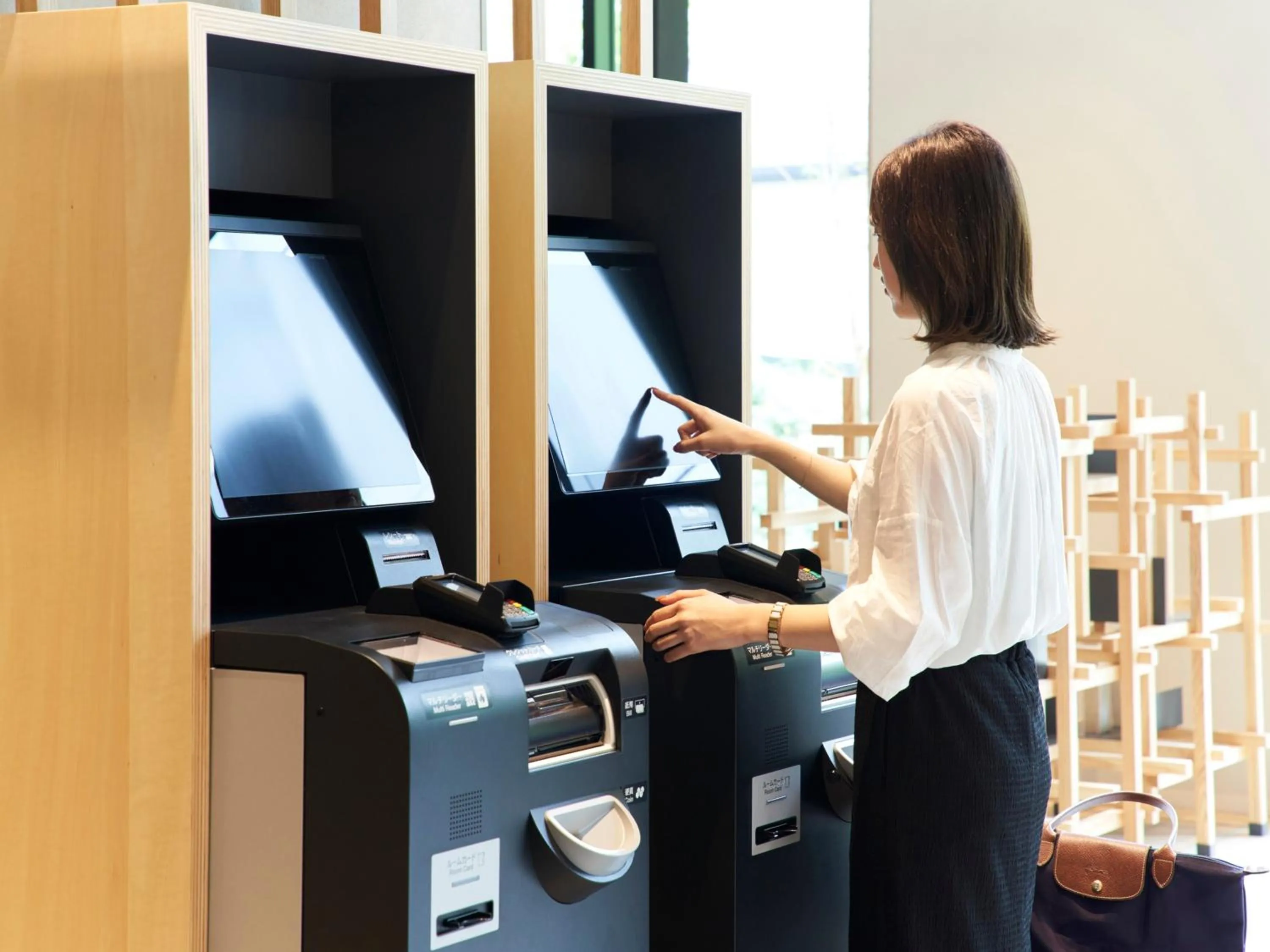 Lobby or reception in CROSS Life Hakata Tenjin