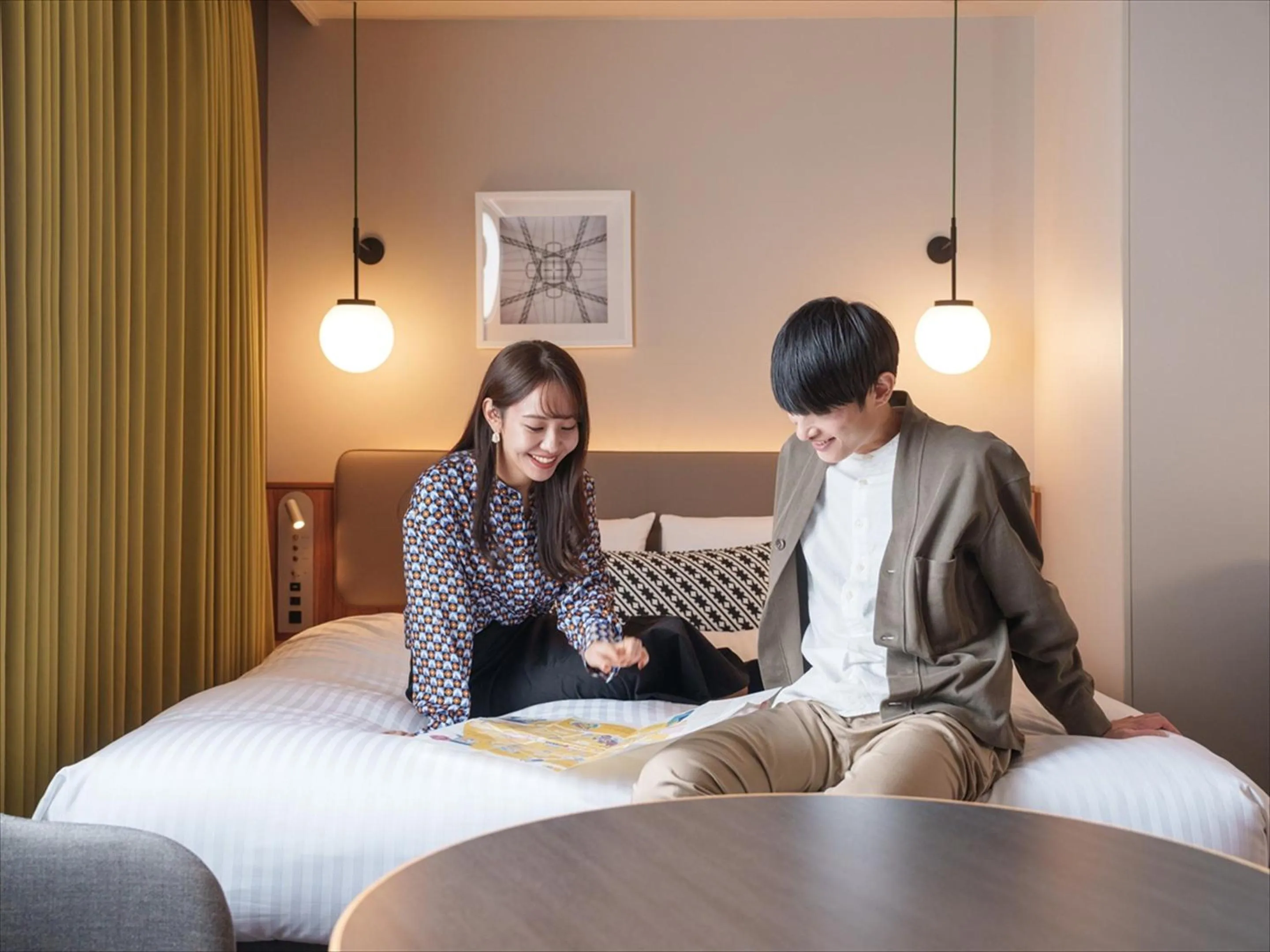 Bed in CROSS Life Hakata Tenjin