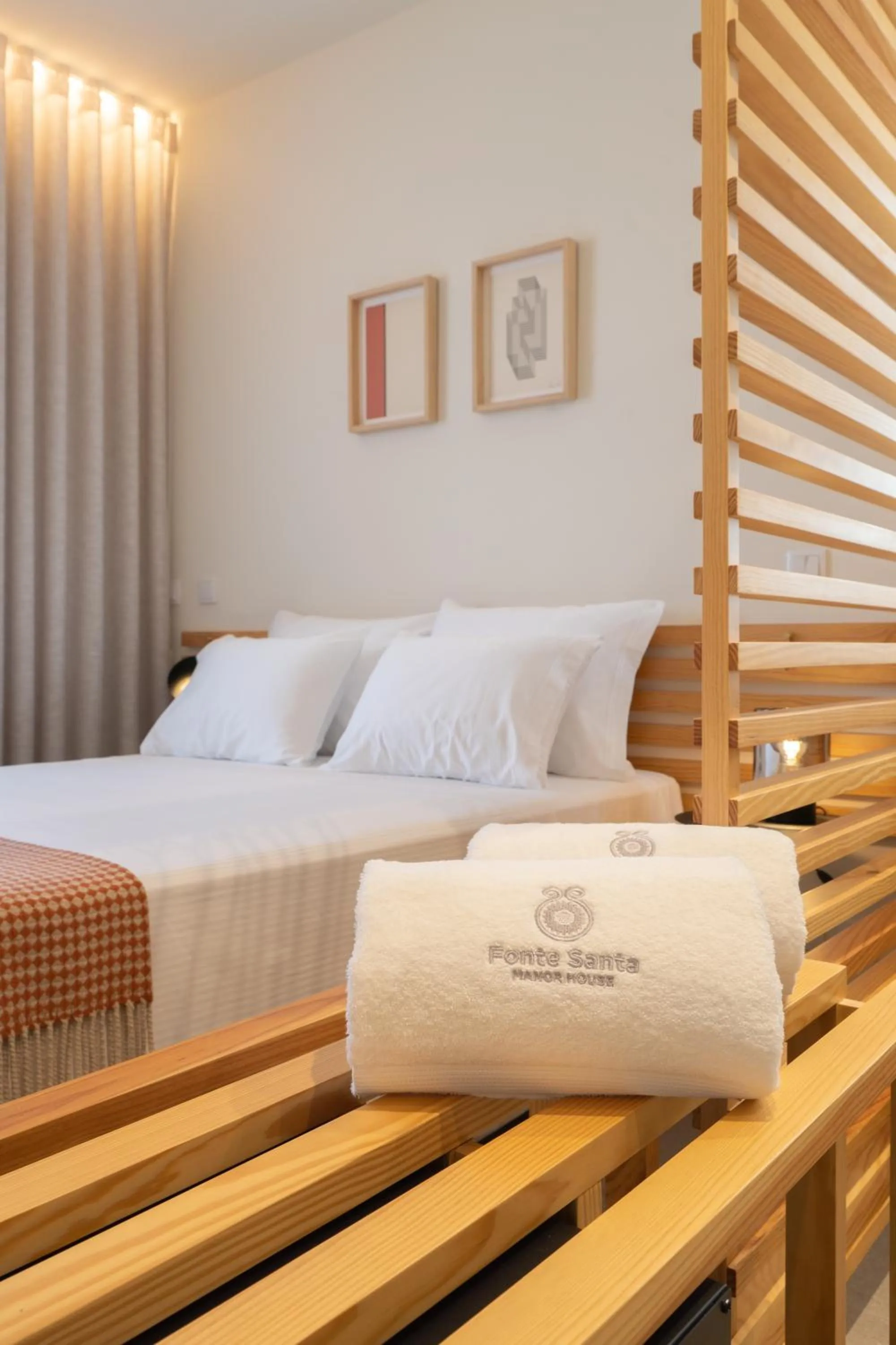 Decorative detail, Bed in FONTE SANTA Manor House