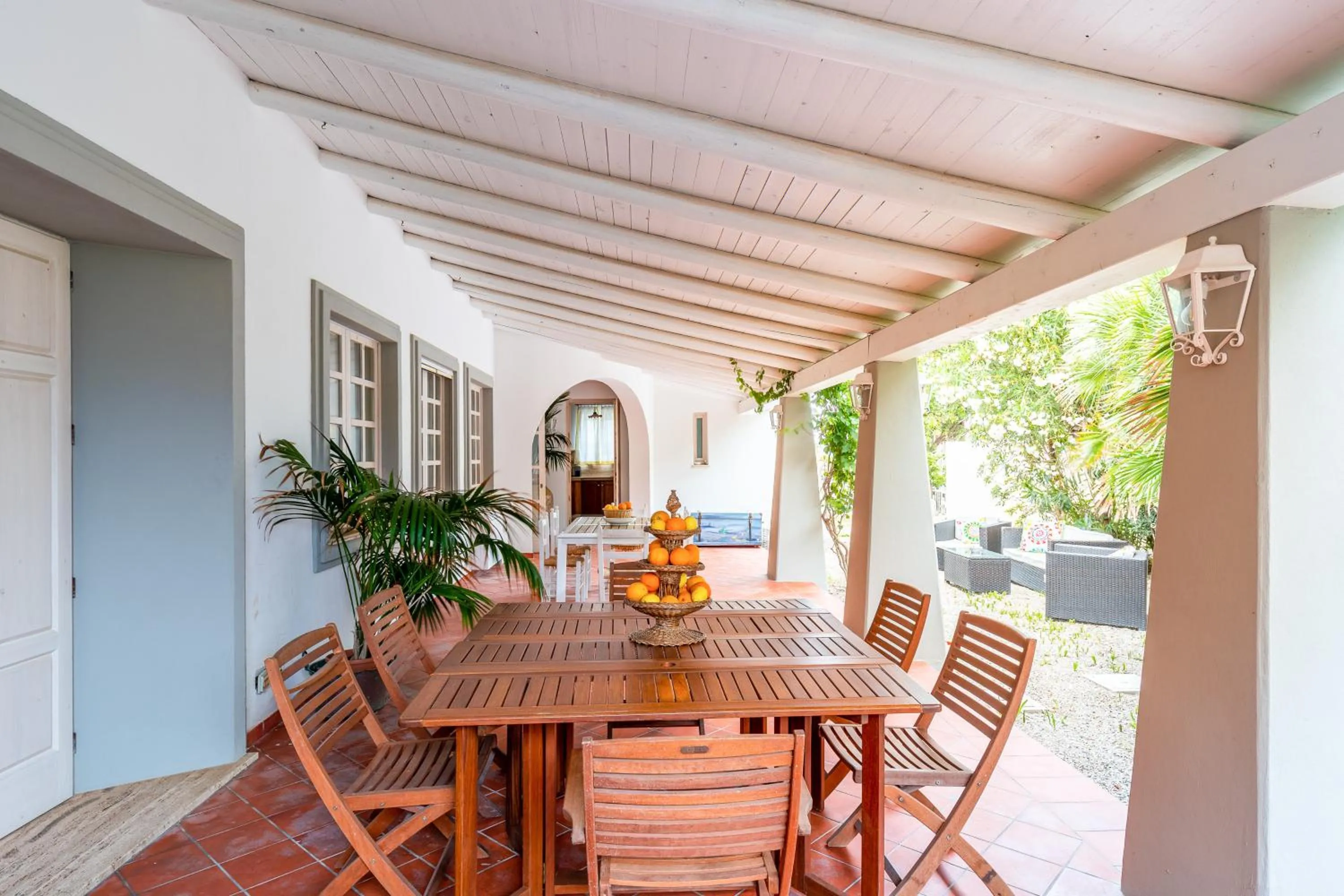 Patio in Villa Mancuso De Gaetani & SPA