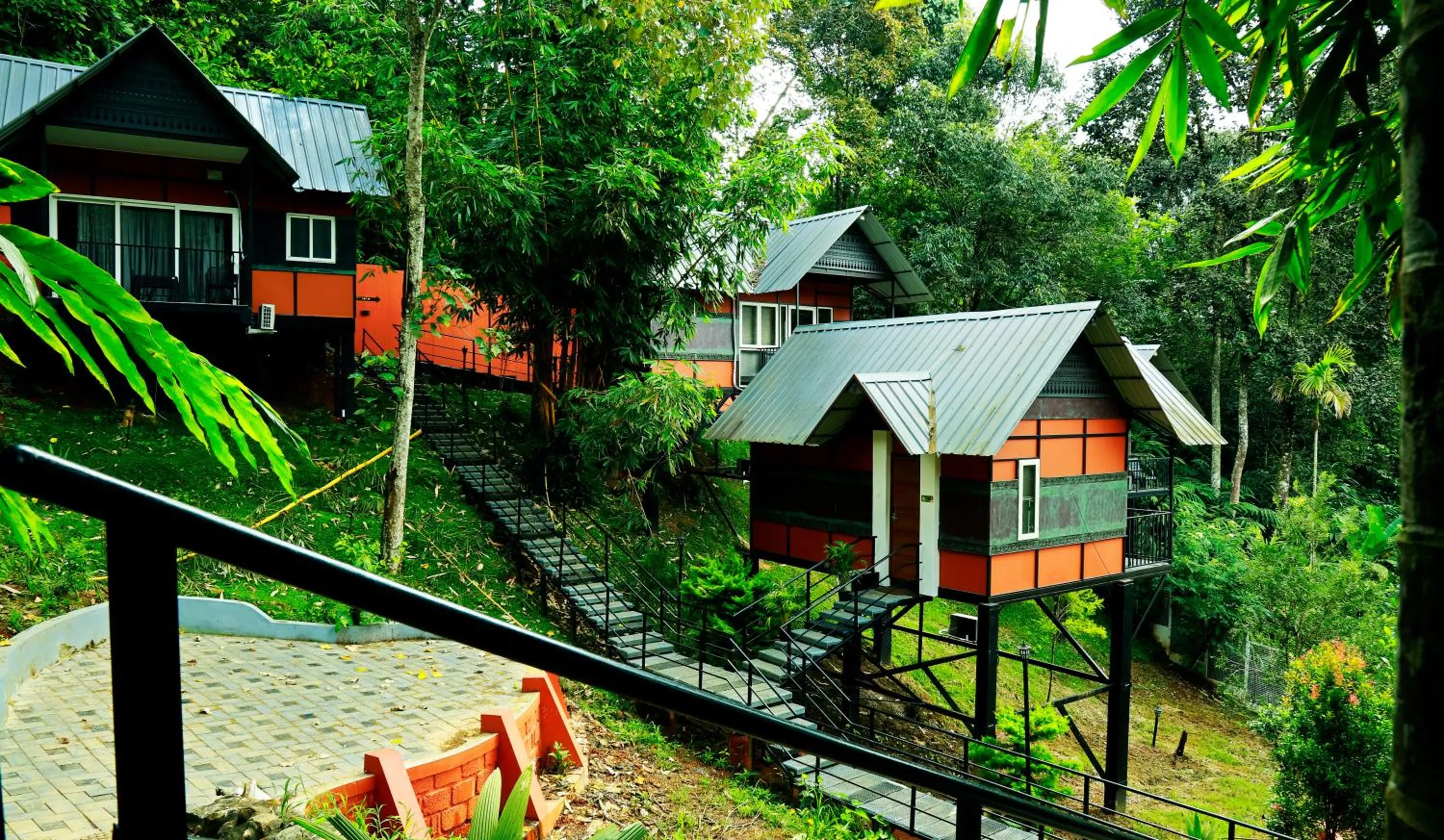 Property building in Santhi Hill View Resort