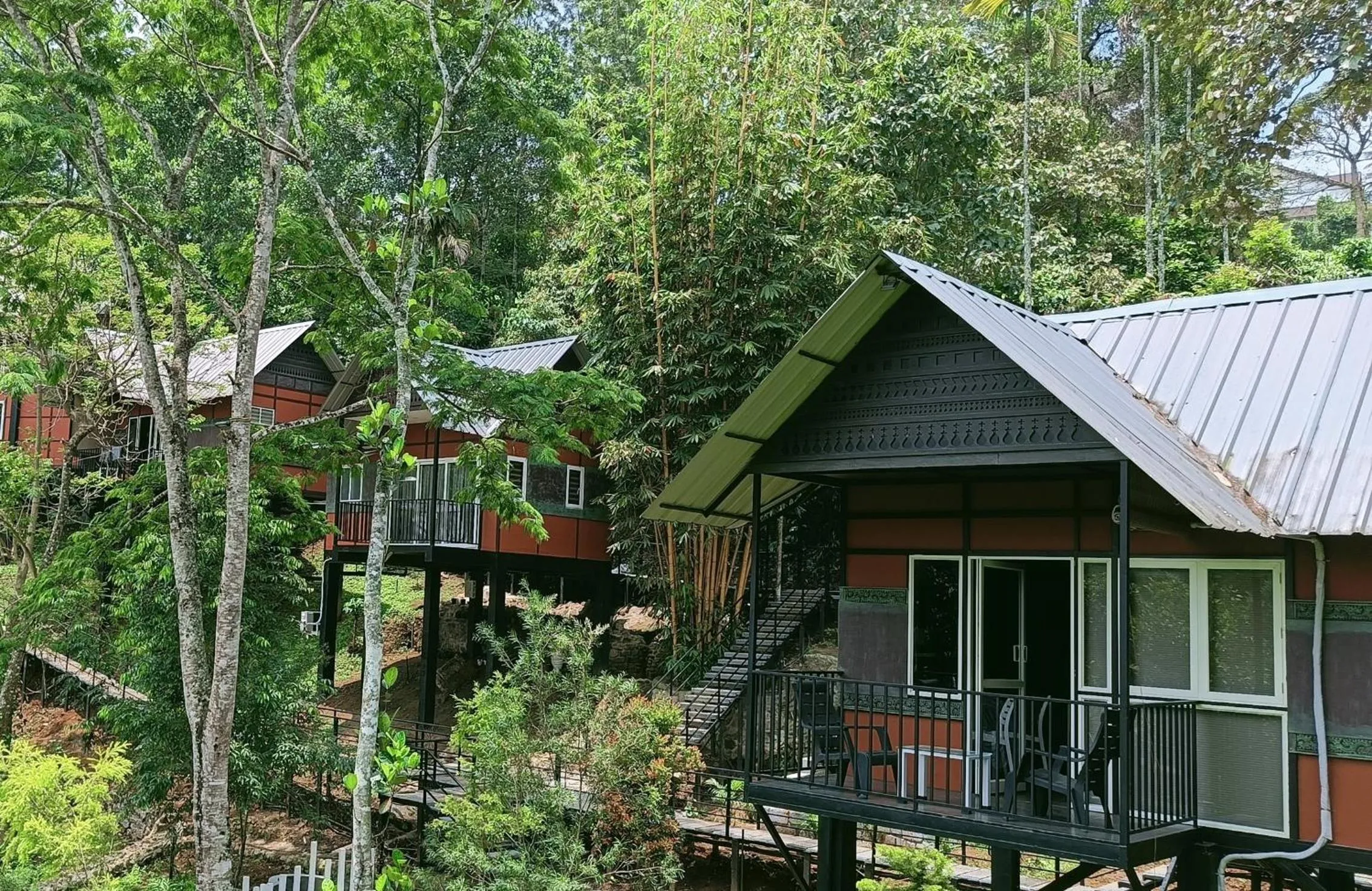 Property building in Santhi Hill View Resort