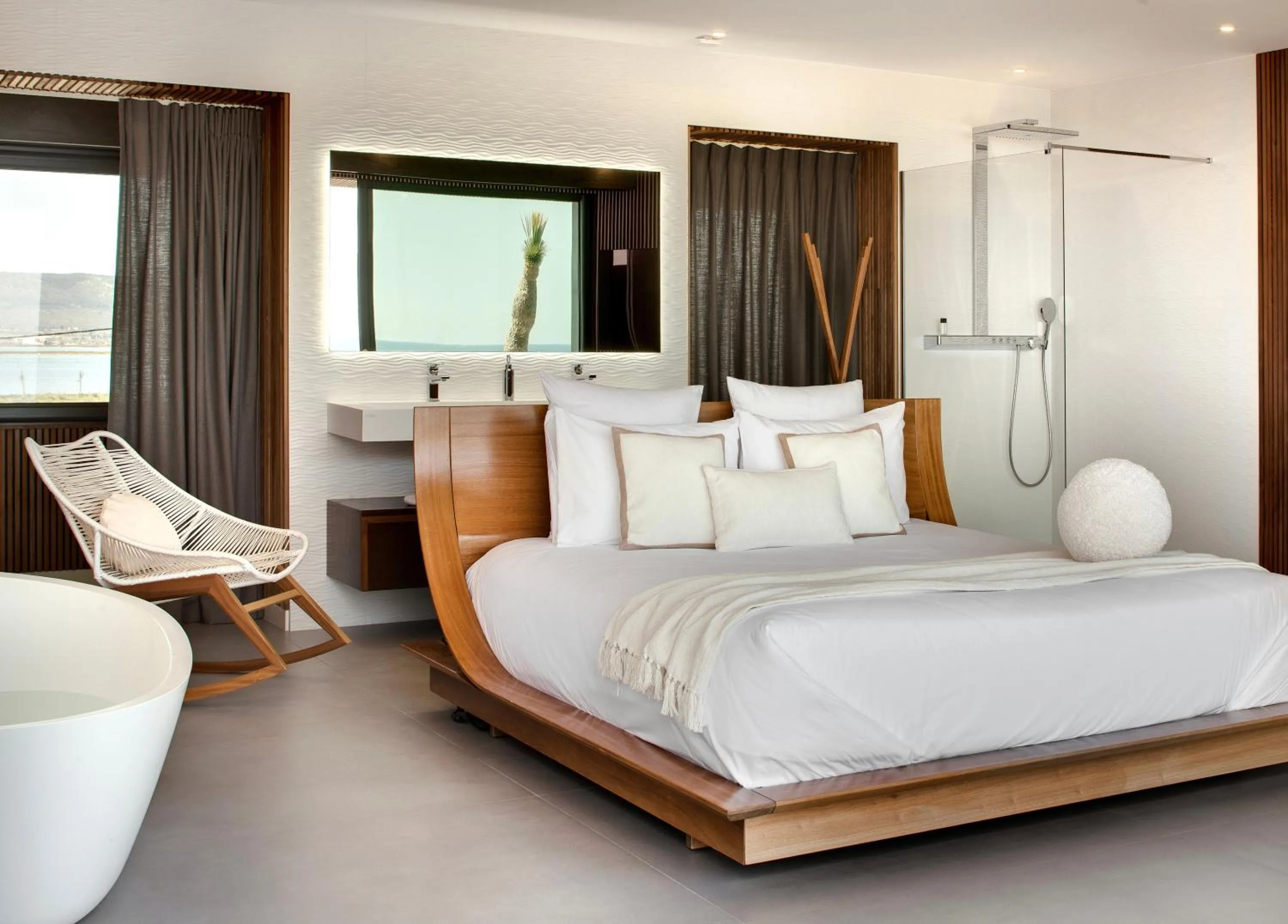 Bed in Villa Miramar Frontignan