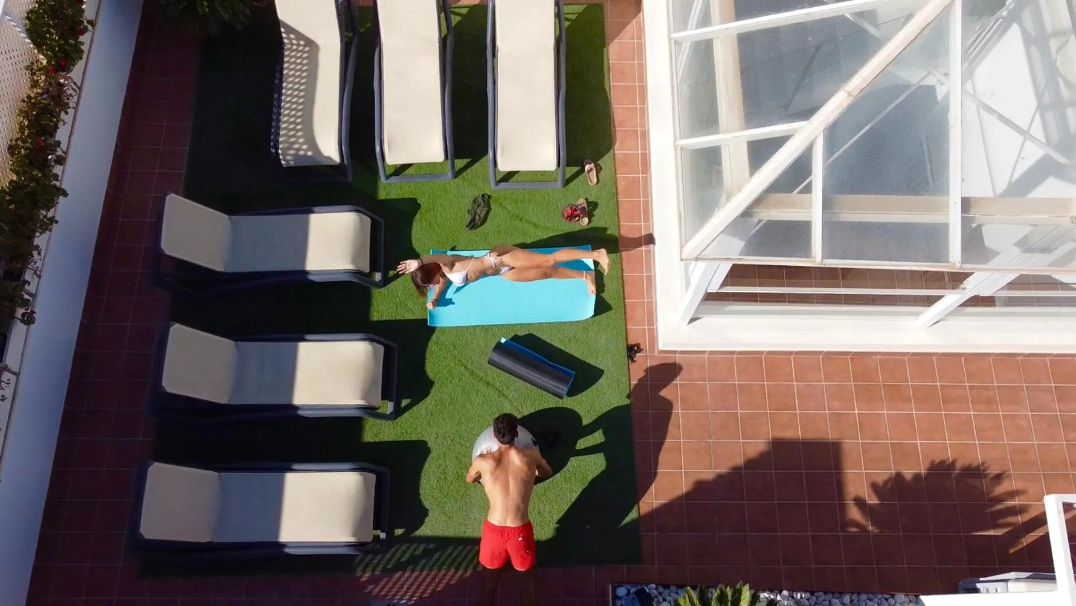 Balcony/Terrace in Suites Del Pintor