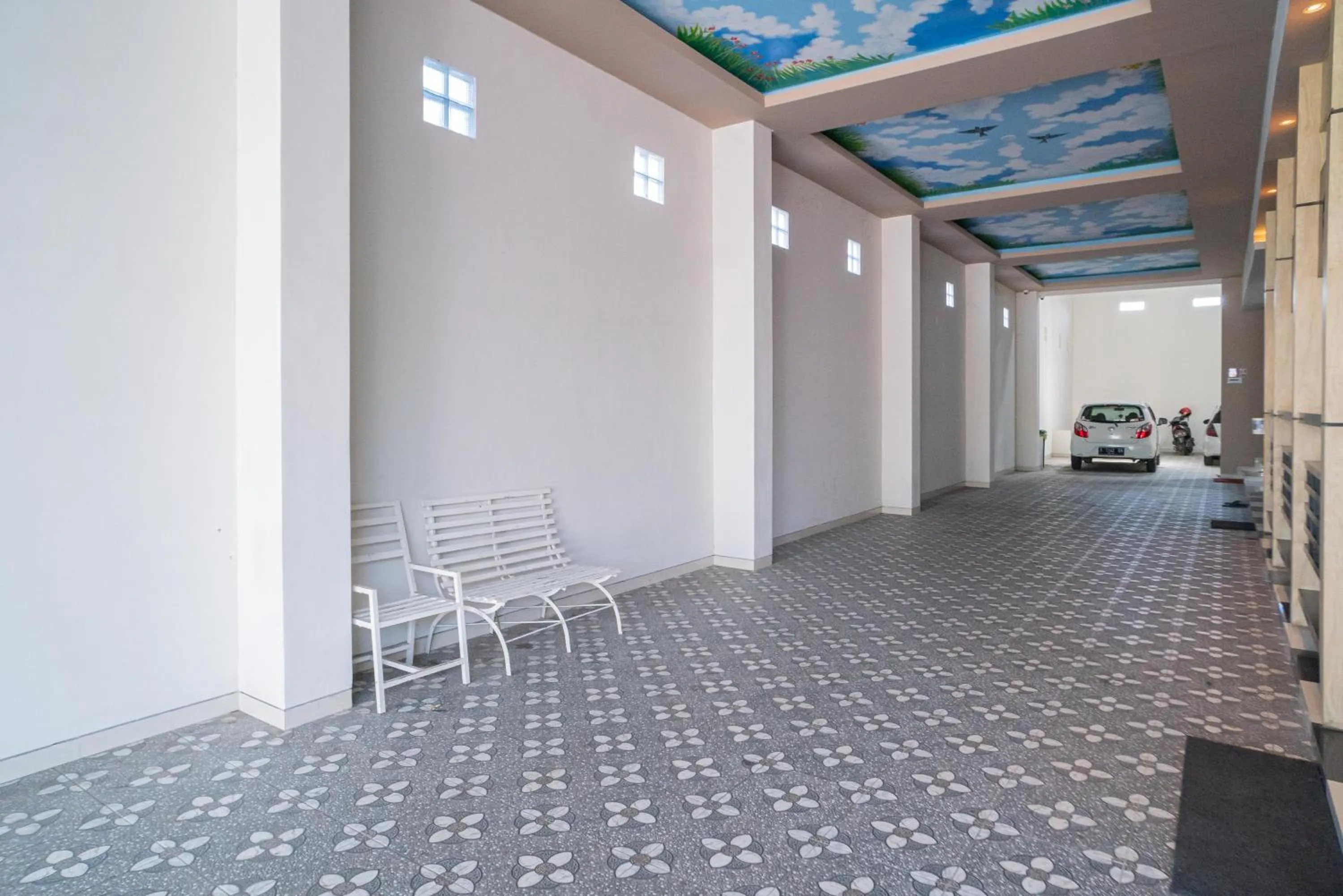 Parking in RedDoorz Plus @ Jalan Pemuda Timur Bojonegoro