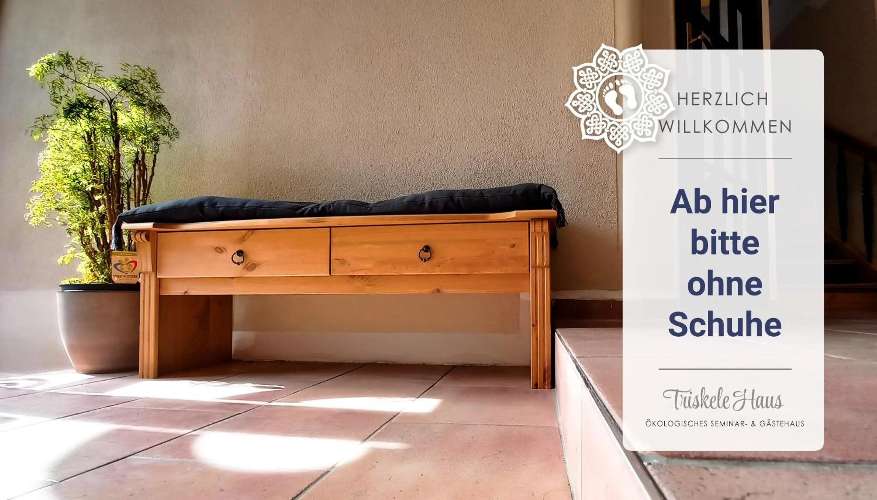 Facade/entrance in Triskele Haus - Ökologisches Gästehaus der Heilstätte Strelitz