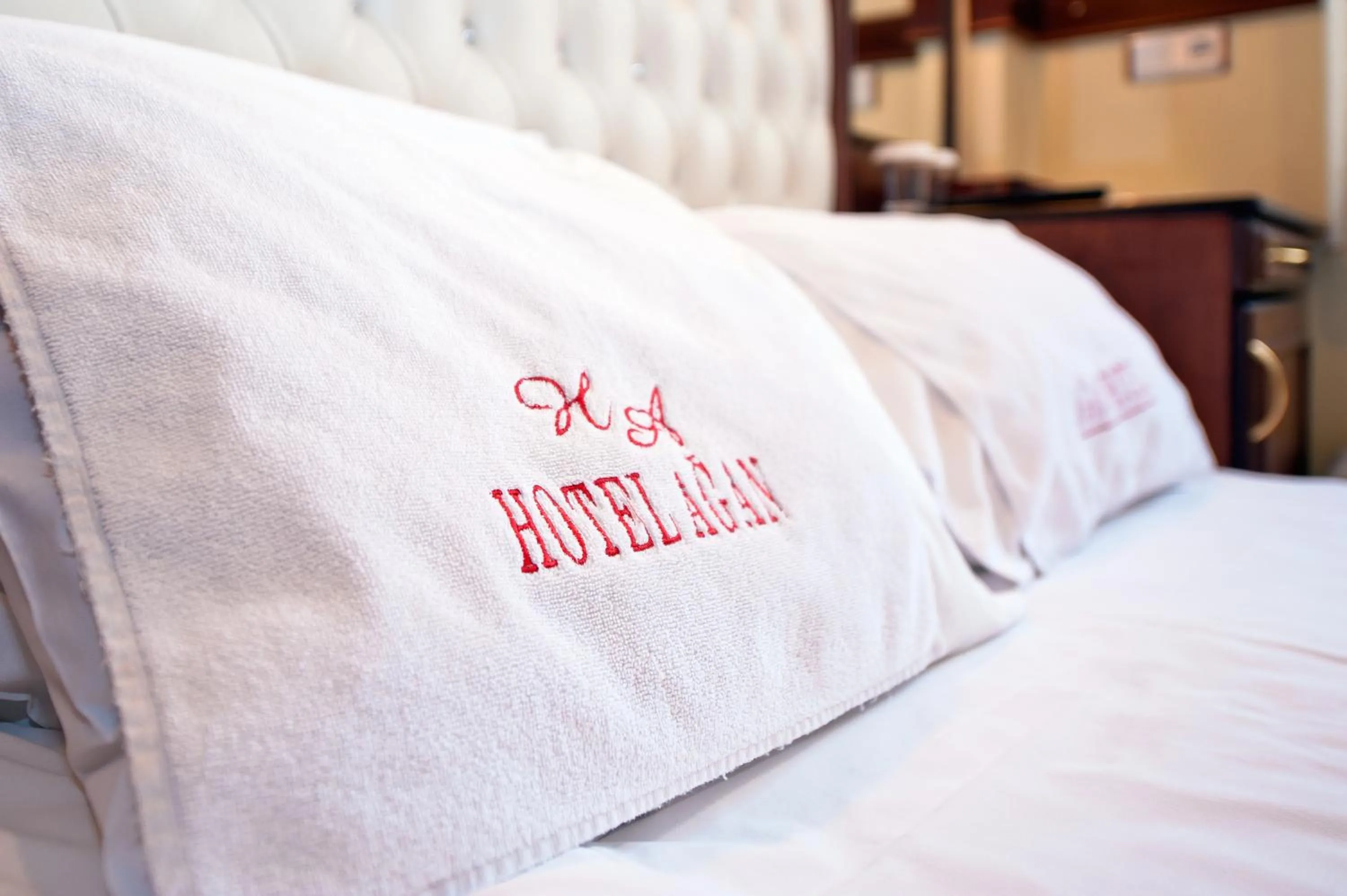 Decorative detail, Bed in Hotel Agan Oldcity Istanbul