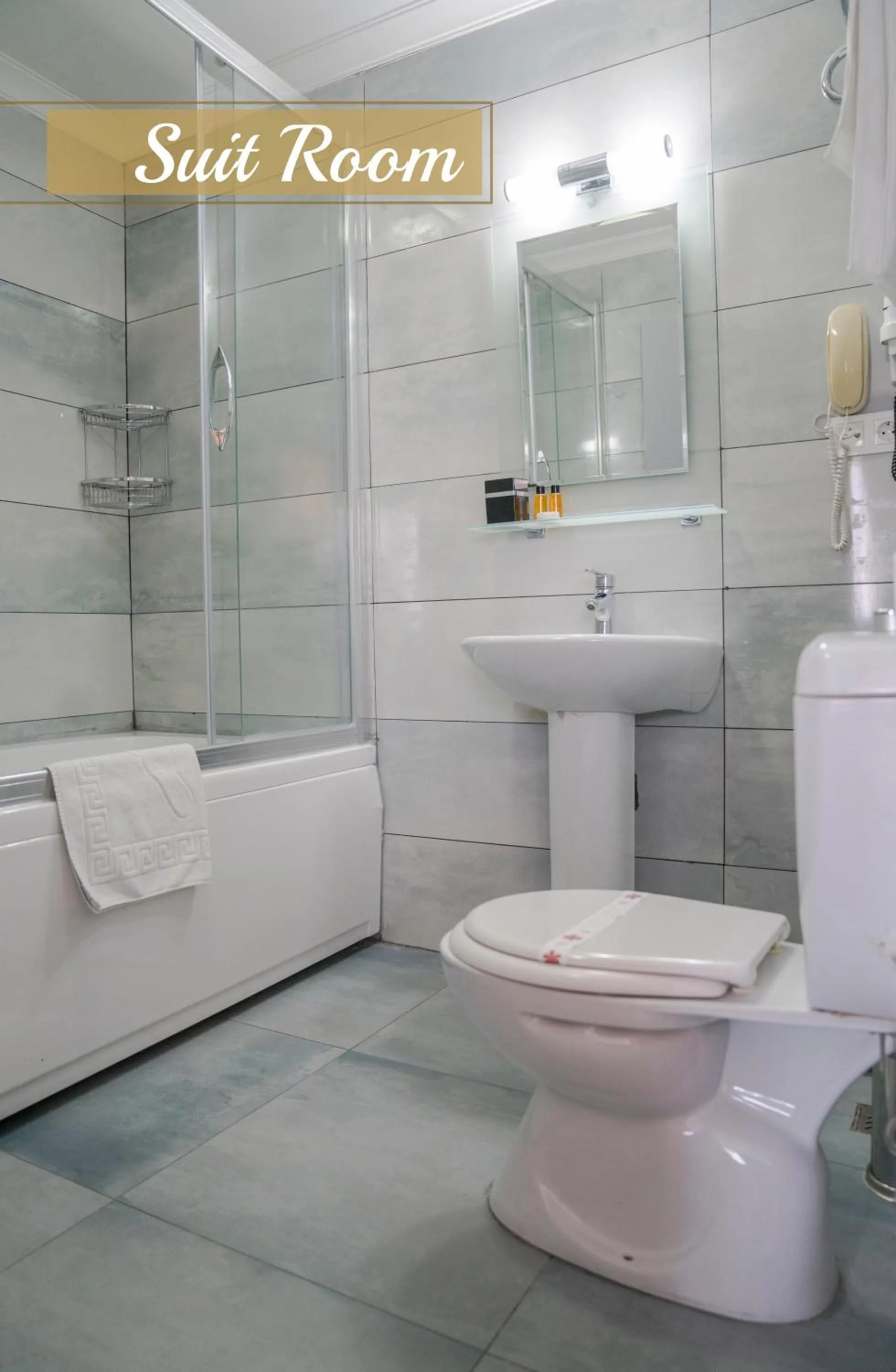 Shower in Hotel Agan Oldcity Istanbul