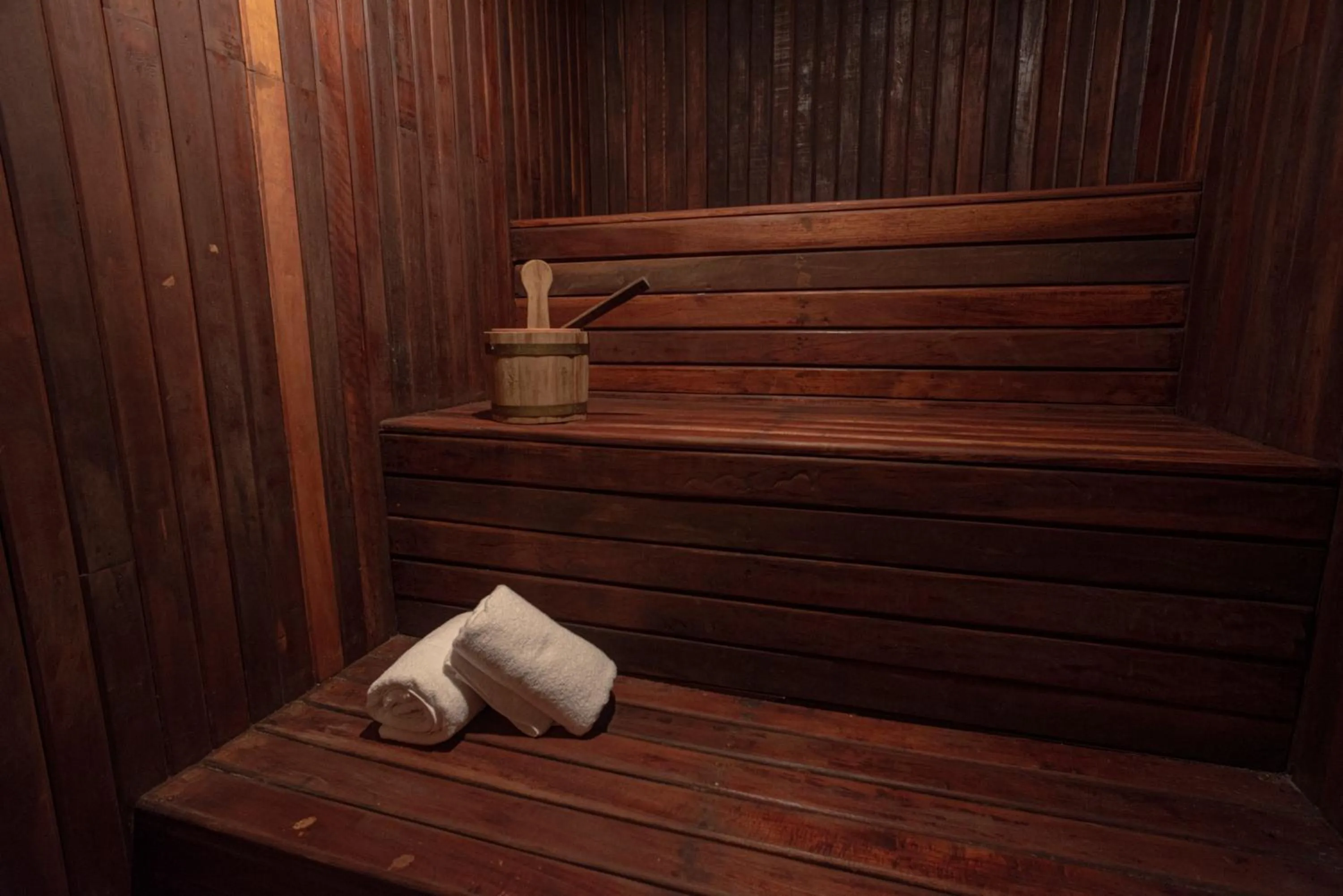Sauna in Overo Lodge & Selva