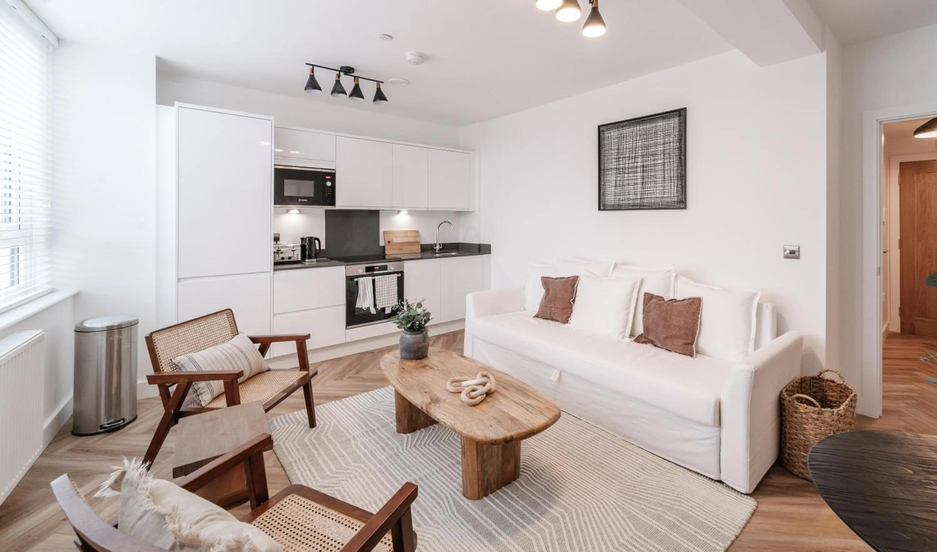 Kitchen or kitchenette in Royal House Stylish Apartments - Chester