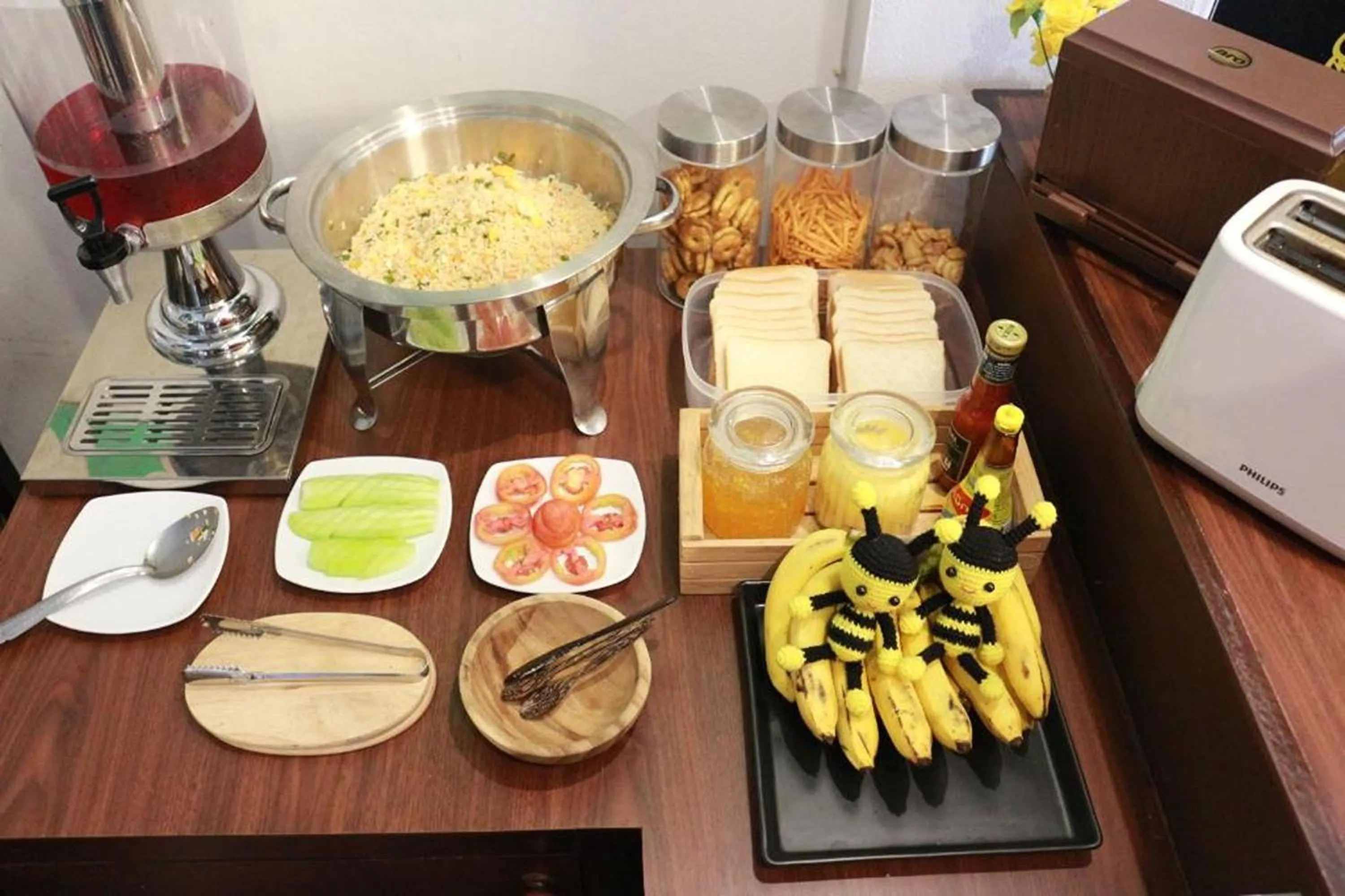 Food in Beehive Phuket Old Town Hostel