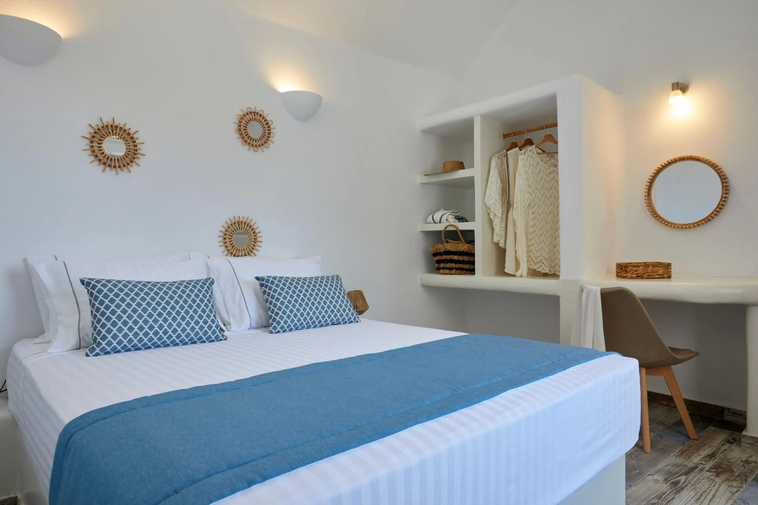 Bed in El Verano Suites