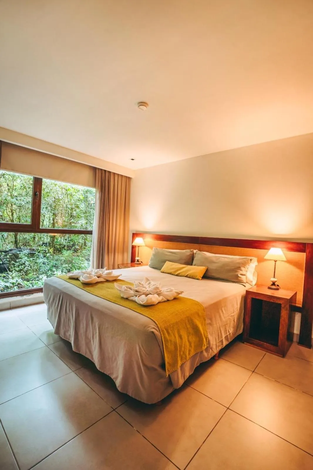 Bed in Hotel Tré Iguazú