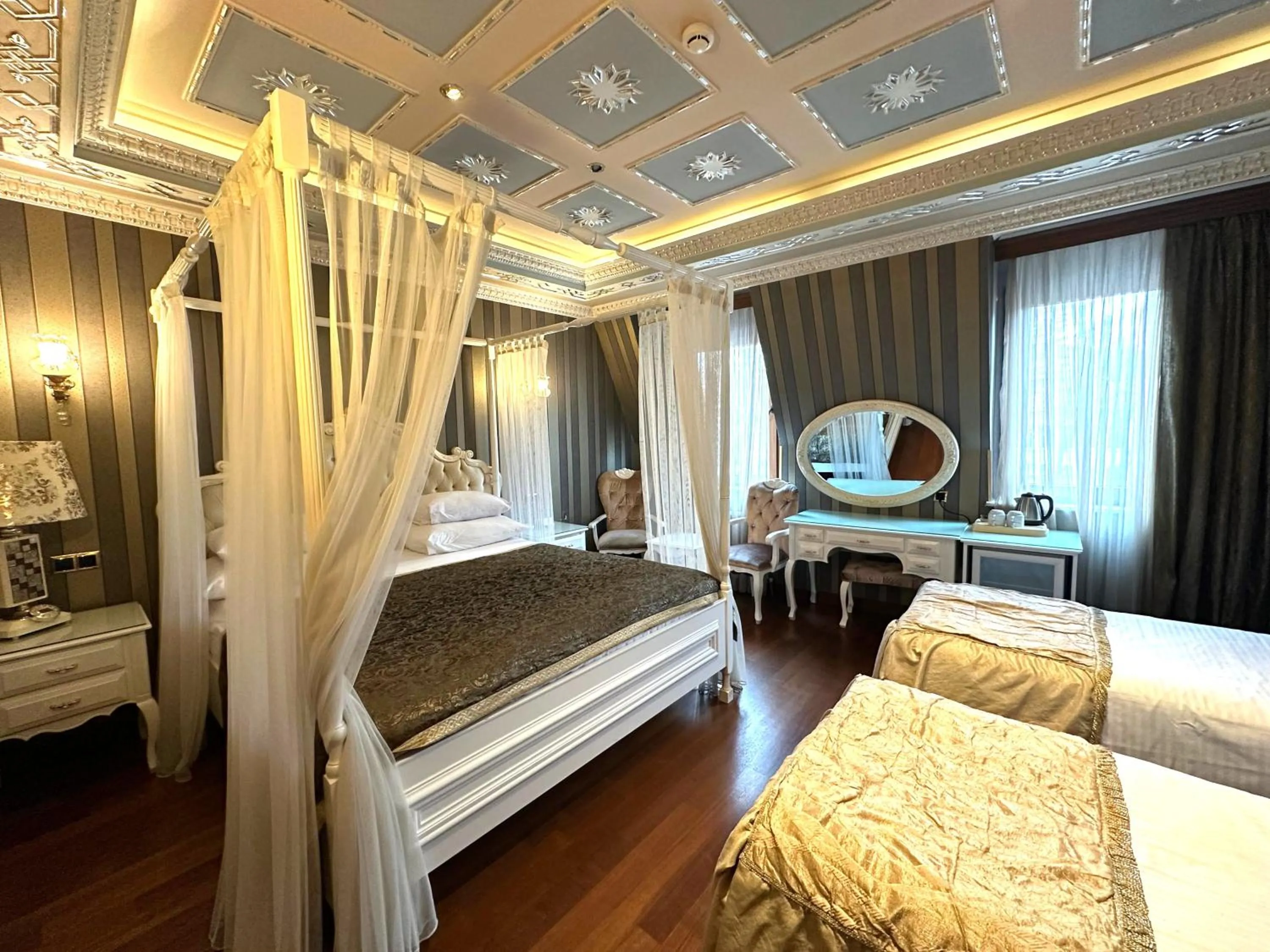 Bed in Golden Horn Hotel