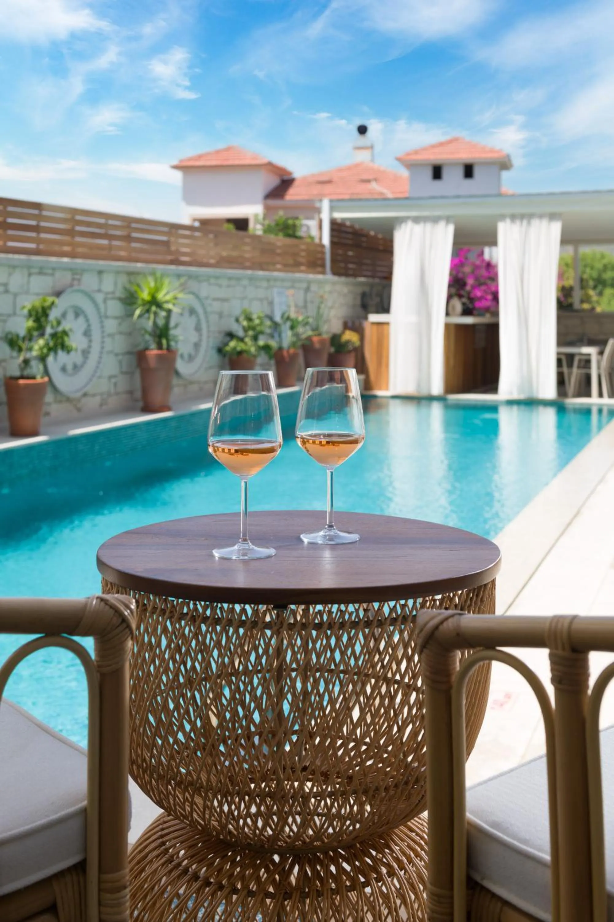 Pool view in Muse Alaçatı