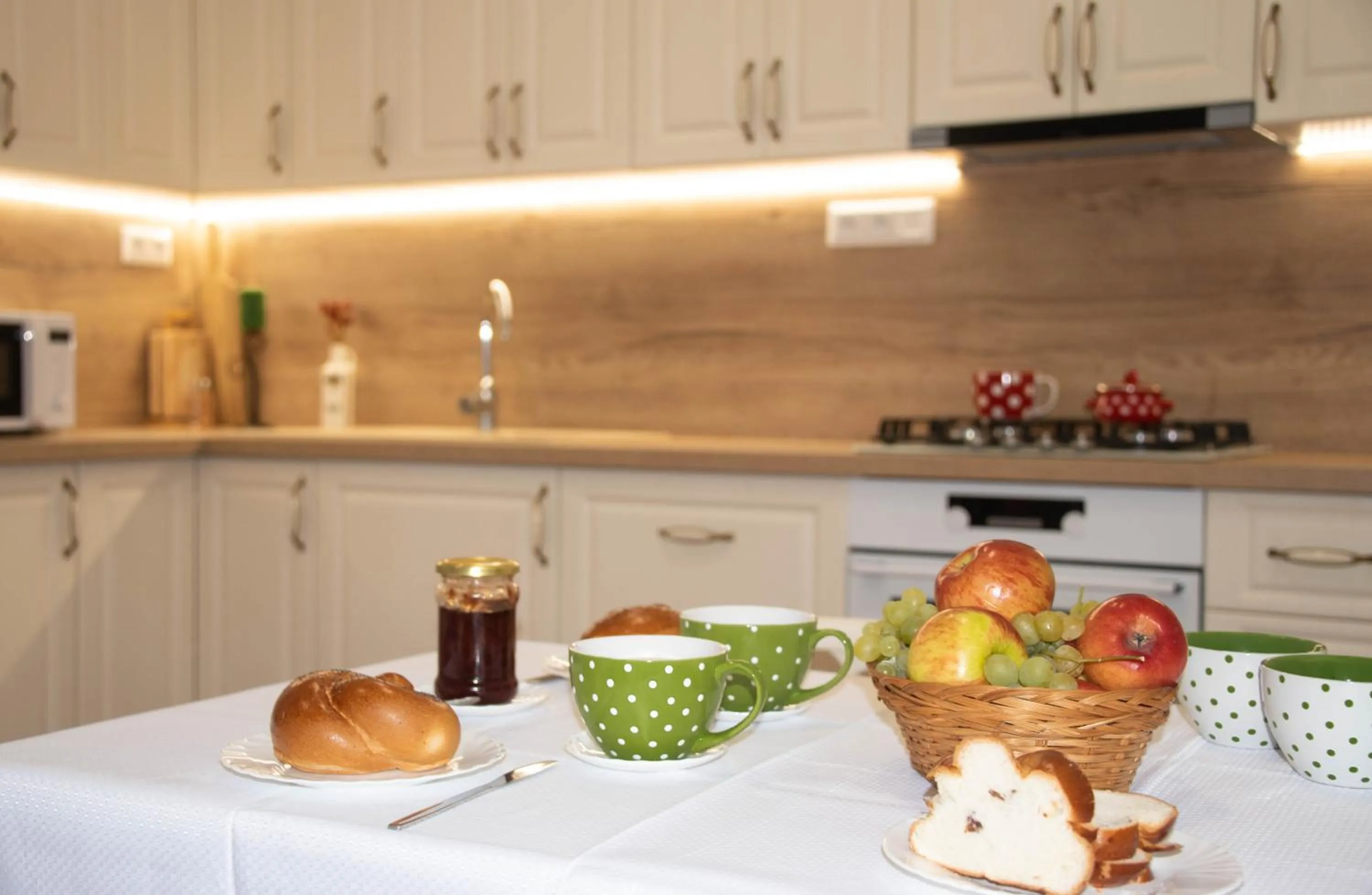 Kitchen or kitchenette in Penzión Emese