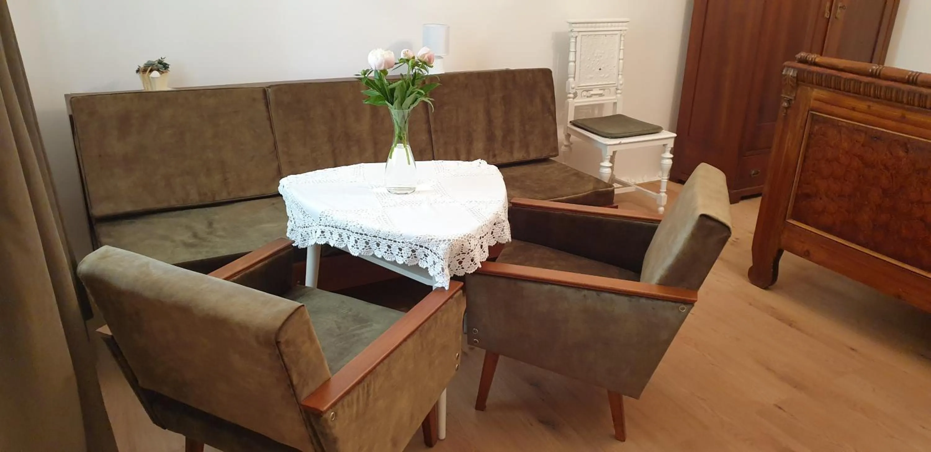 Seating area in Penzión Emese