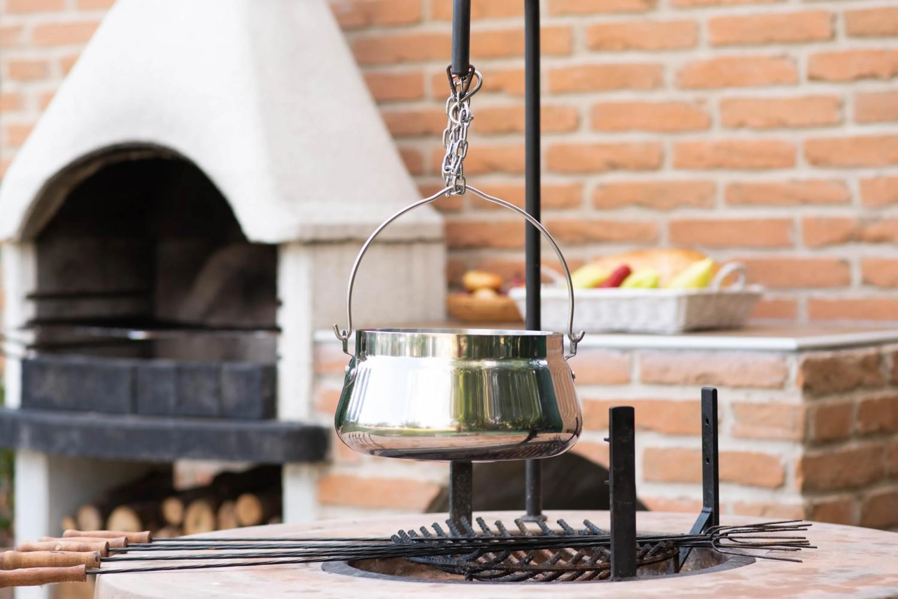 BBQ facilities in Penzión Emese