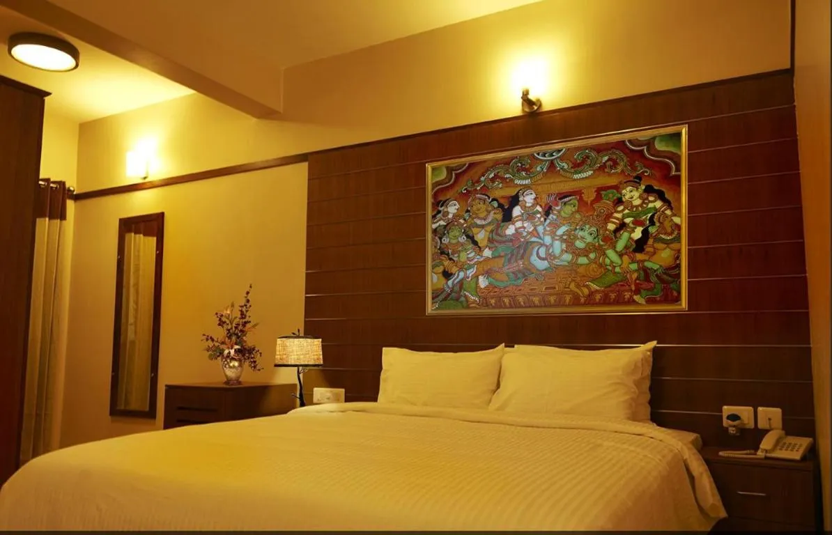 Photo of the whole room, Bed in Srivar Hotels