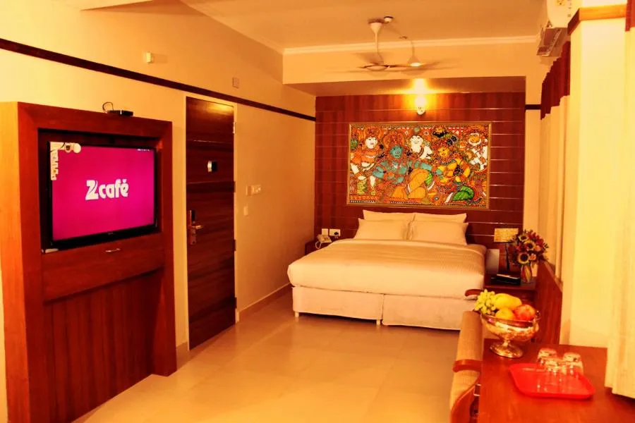 Photo of the whole room, Bed in Srivar Hotels