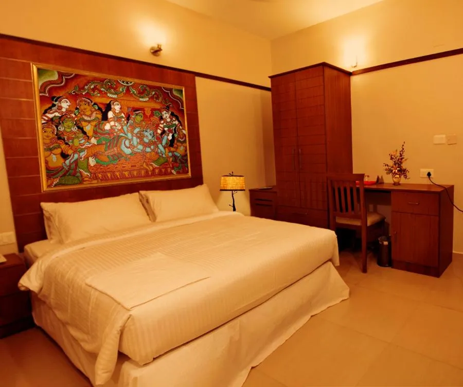 Photo of the whole room, Bed in Srivar Hotels