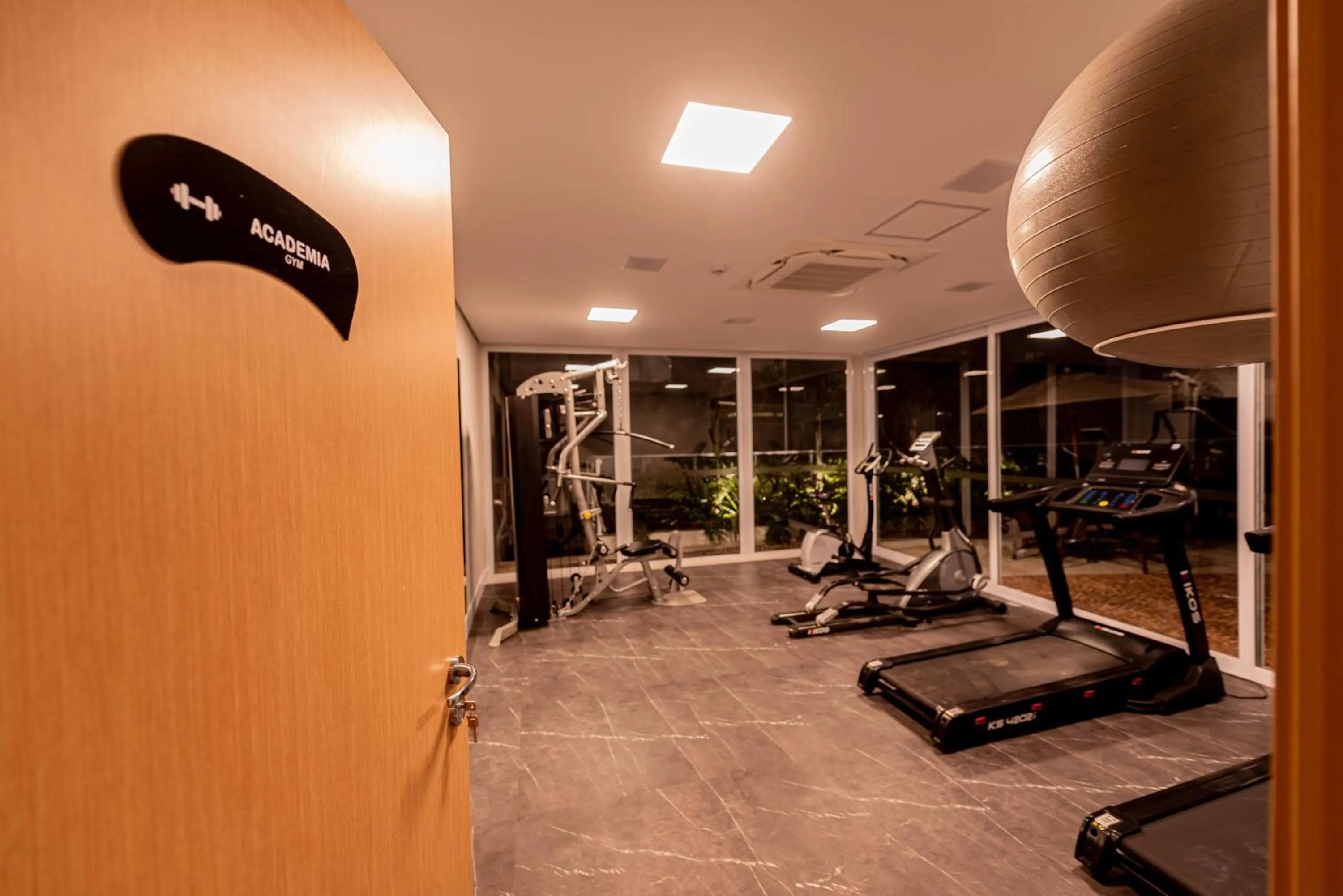 Fitness centre/facilities in Gaben Hotel