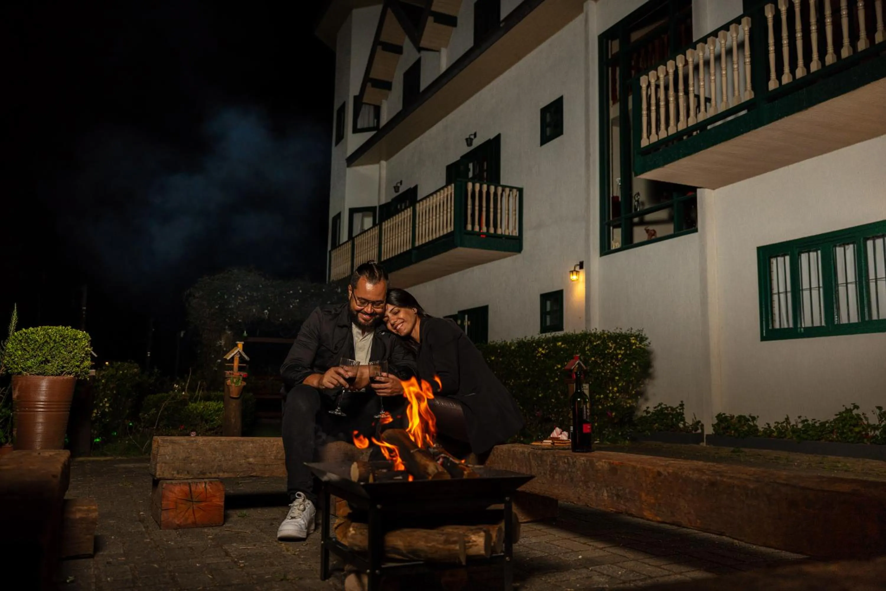 fireplace in Castelo Piazzale by Concavus