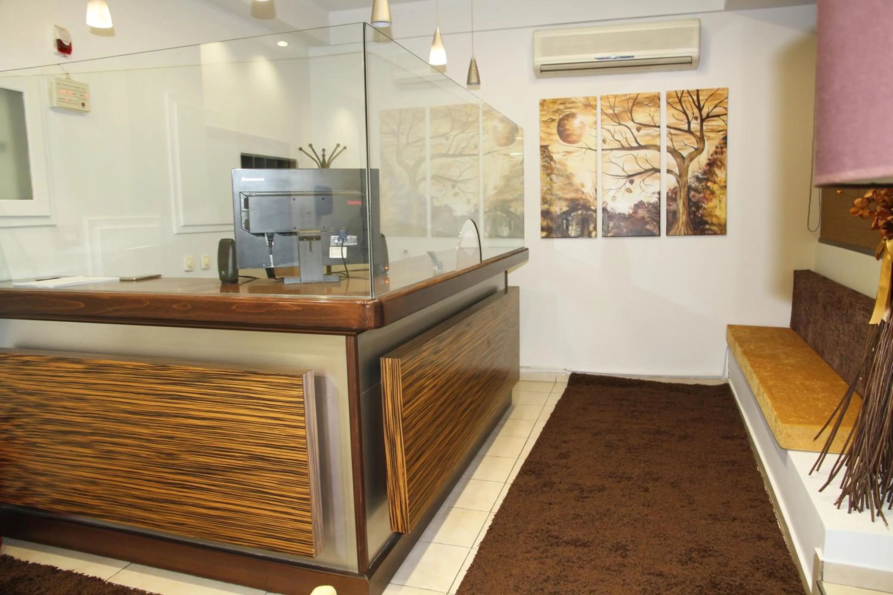 Lobby or reception in Hotel Selini