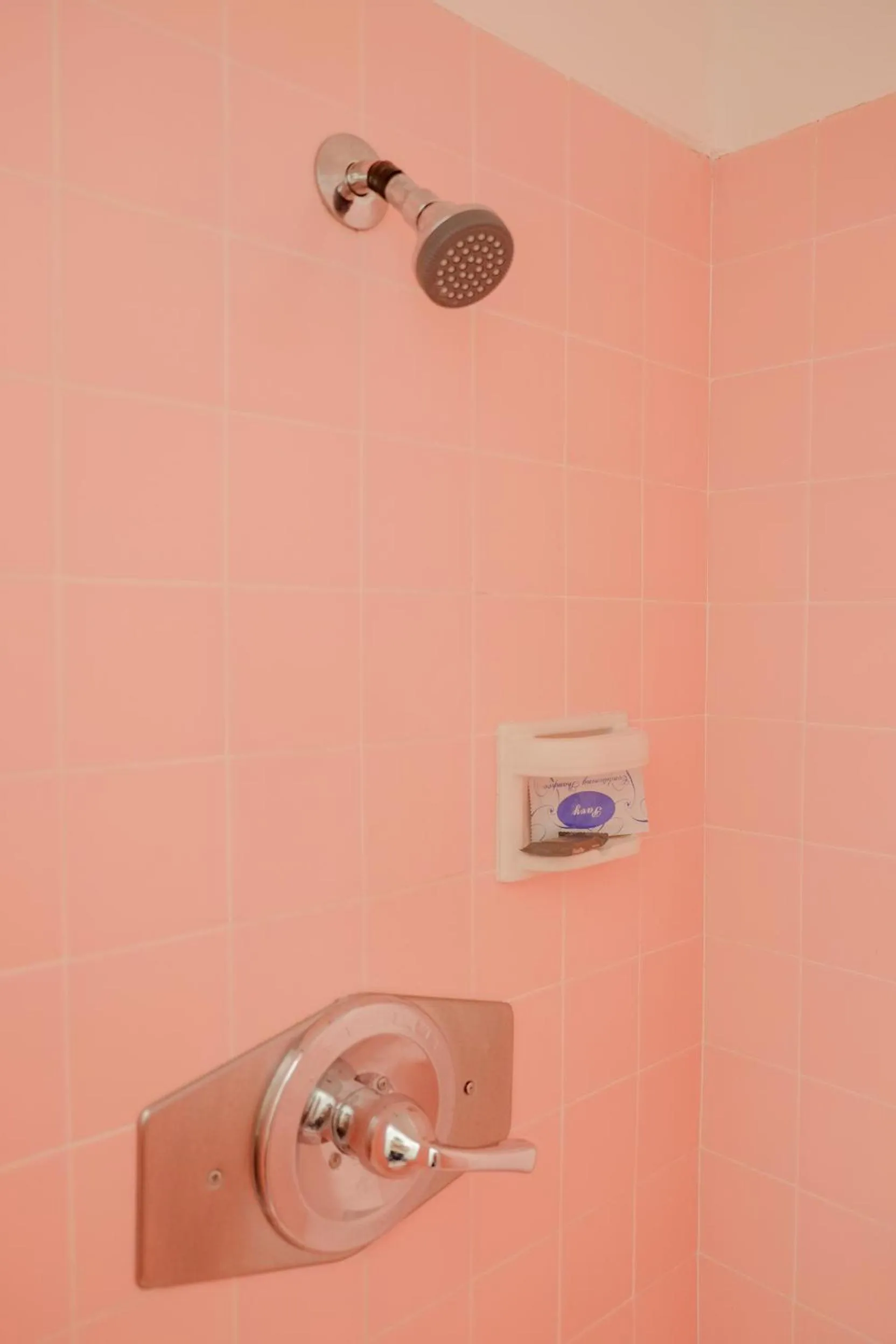 Shower in Sherwood Arms Motel