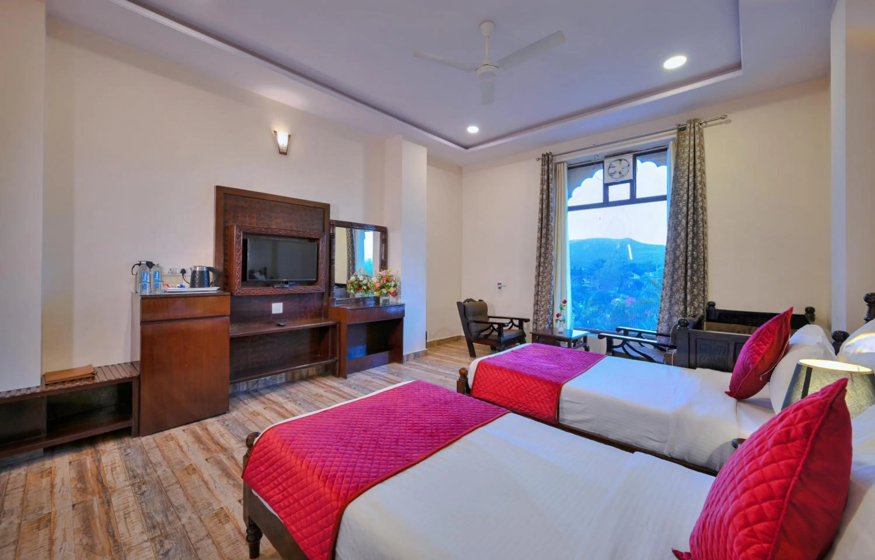 Bed in Ranthambhore National Resort