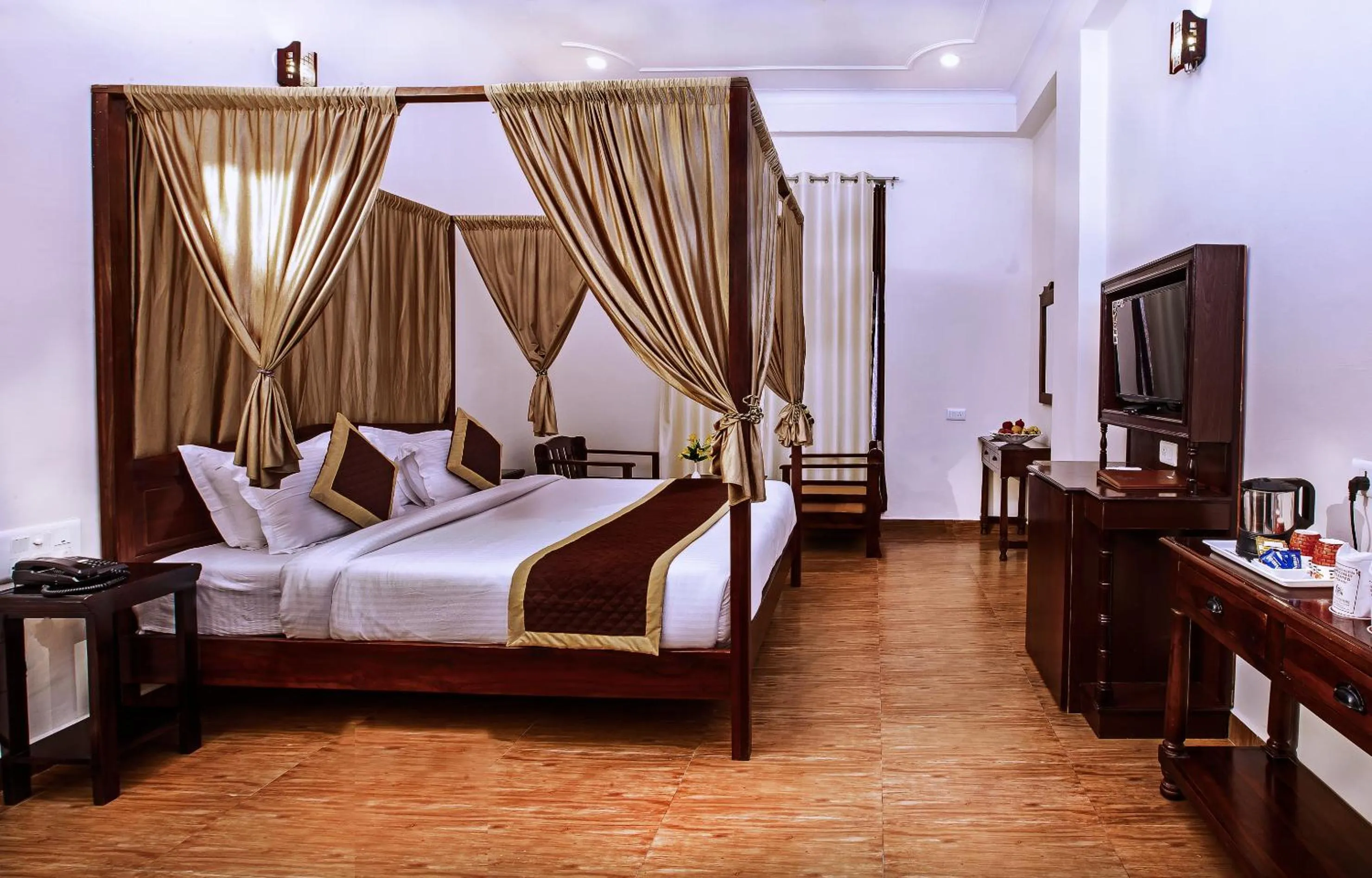 Bed in Ranthambhore National Resort