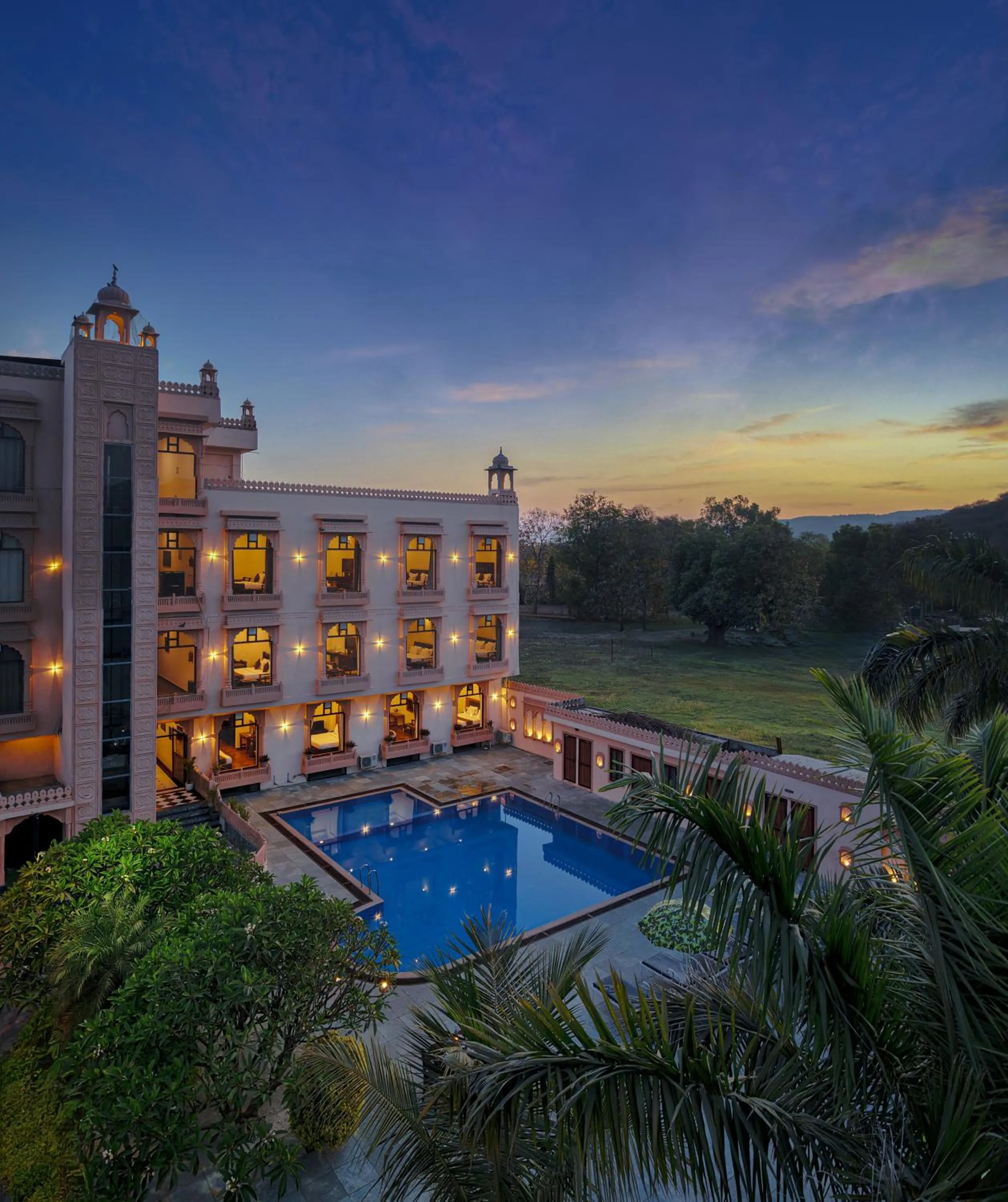 Bird's eye view in Ranthambhore National Resort