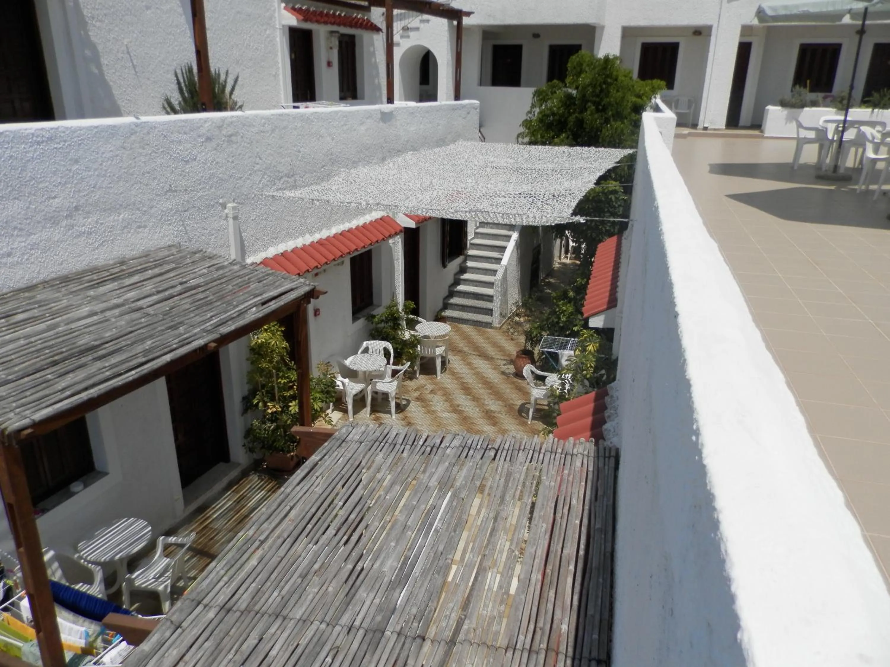 Patio in Aeolos Hotel Apartments
