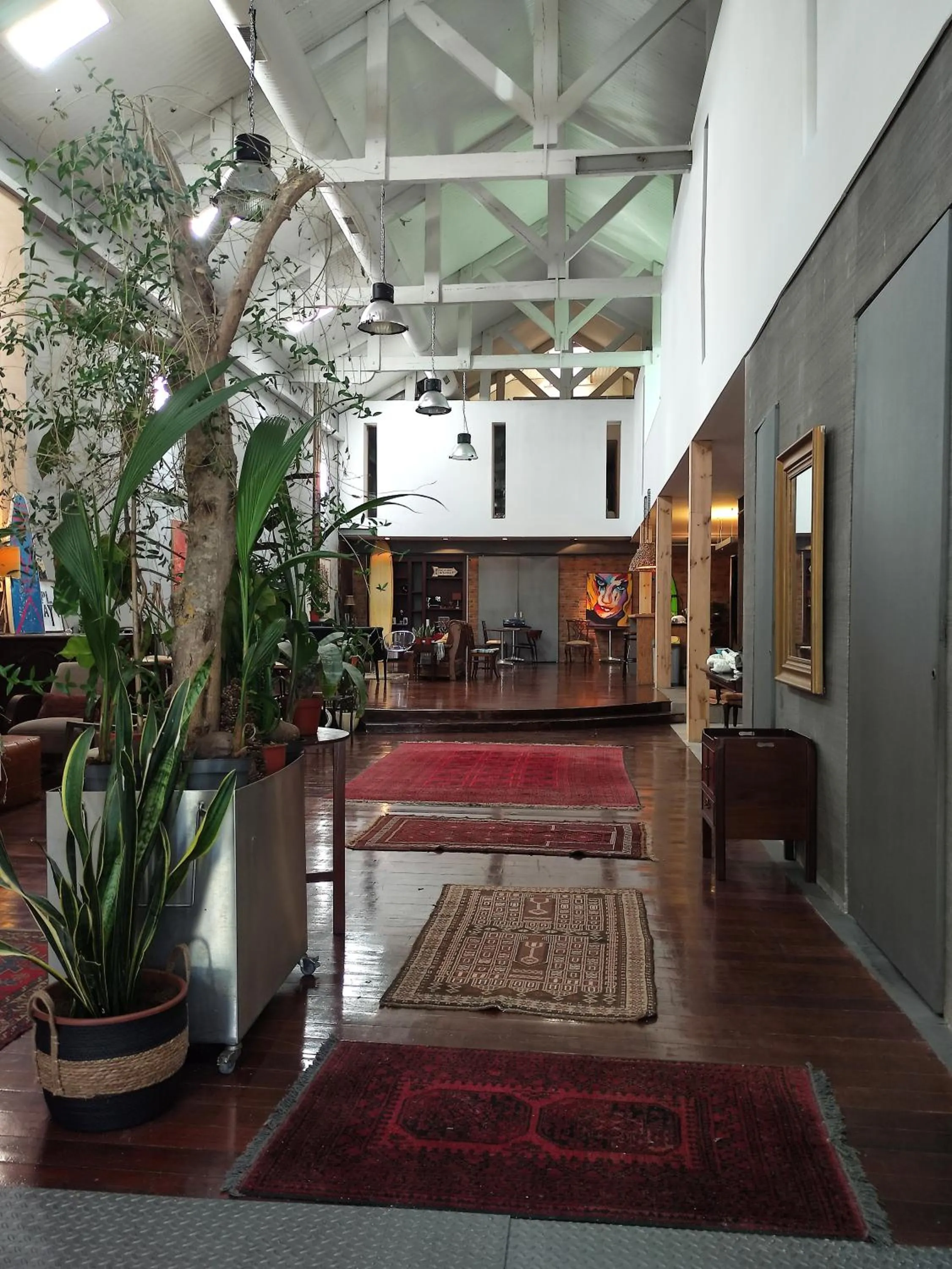 Lobby or reception in Caruma Surf Hostel