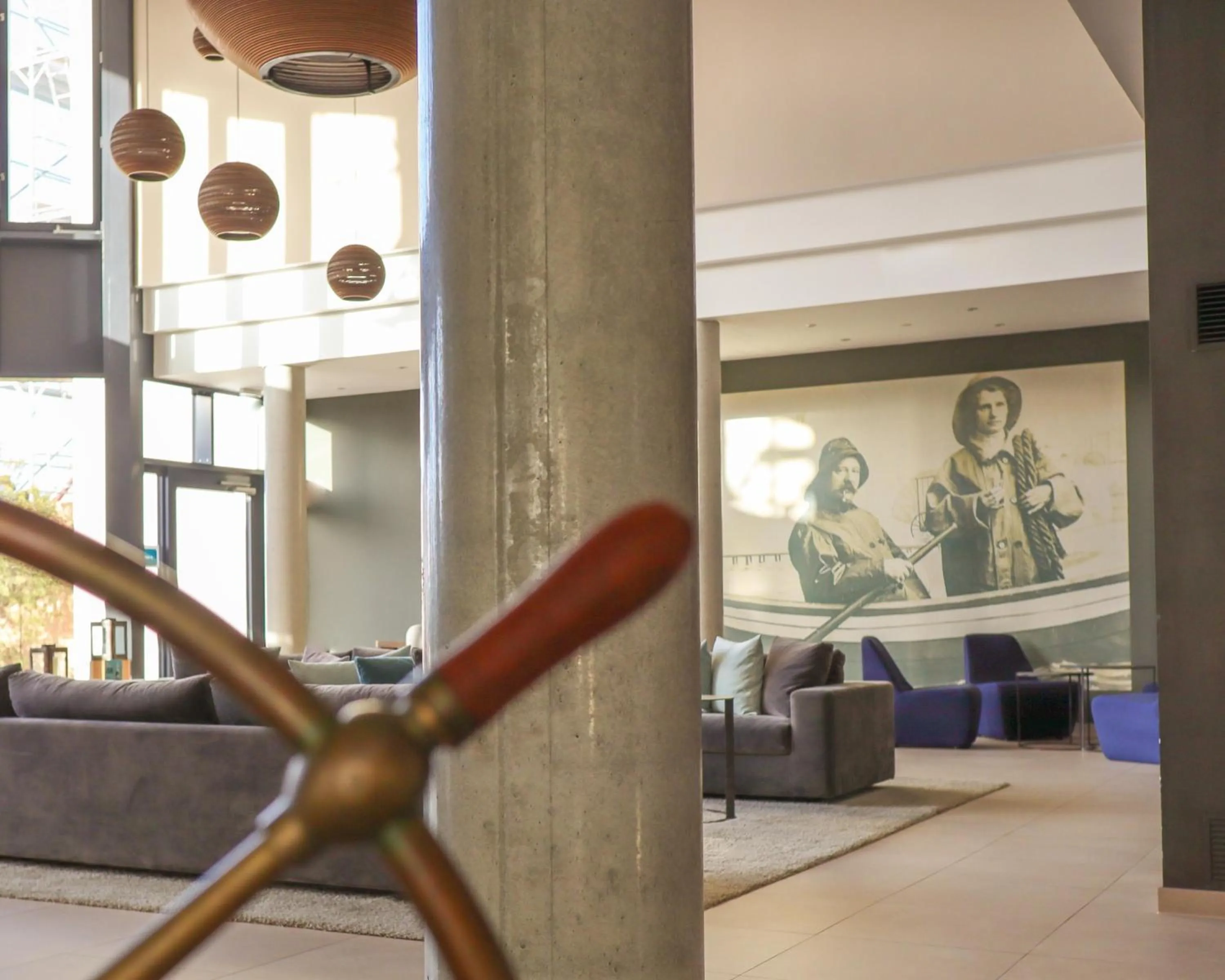 Decorative detail in SeeHuus Lifestyle Hotel